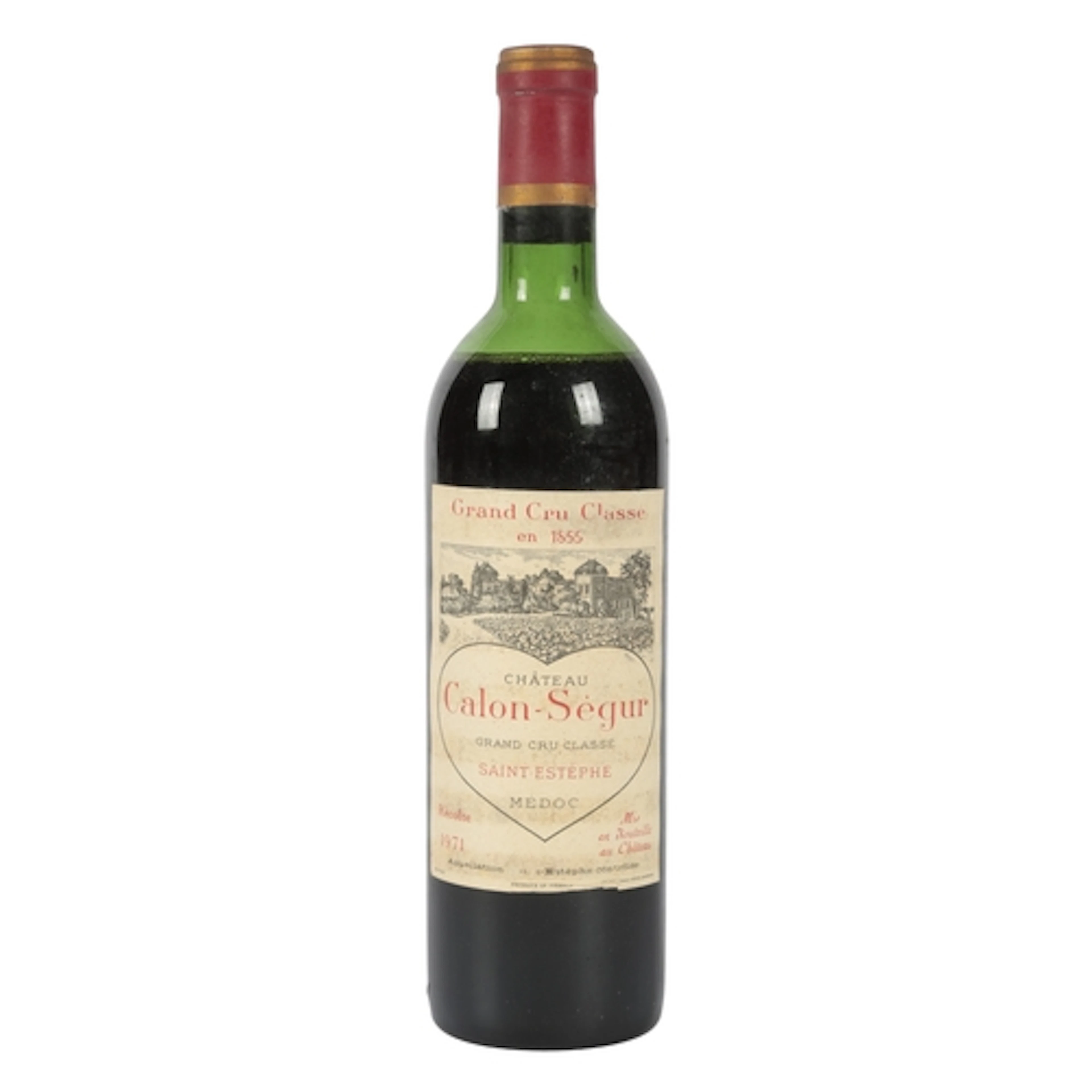 1971 Chateau Calon-Segur, Saint-Estephe, France (1) Calon-Sé...