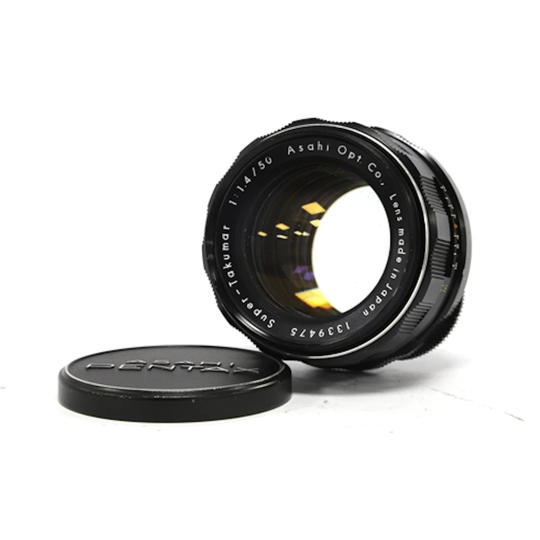 Asahi Pentax Super-Takumar 50mm f/1.4 Lens, Untested.