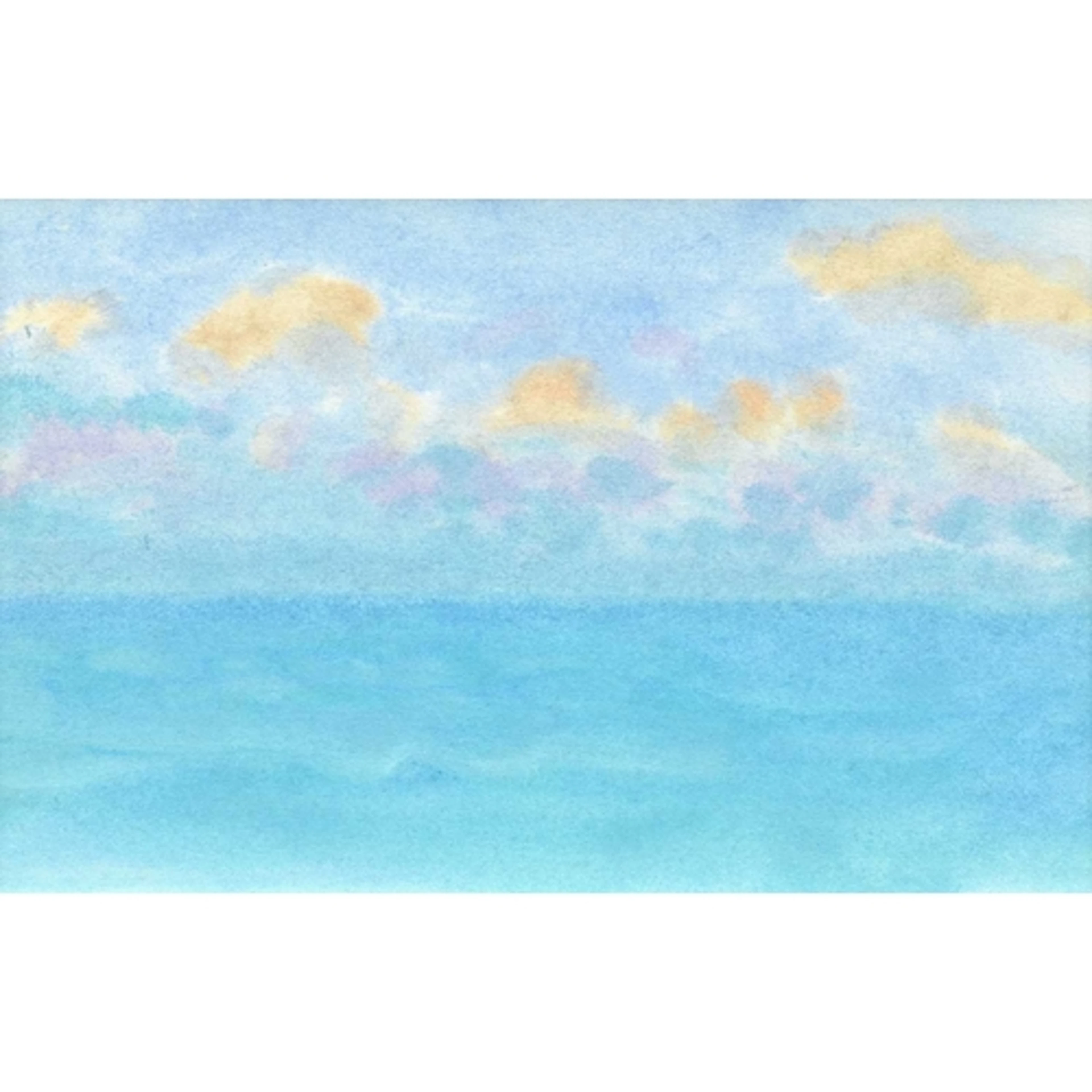 § John MILLER (1931-2002) Sea and Sky Study I Watercolour, s...