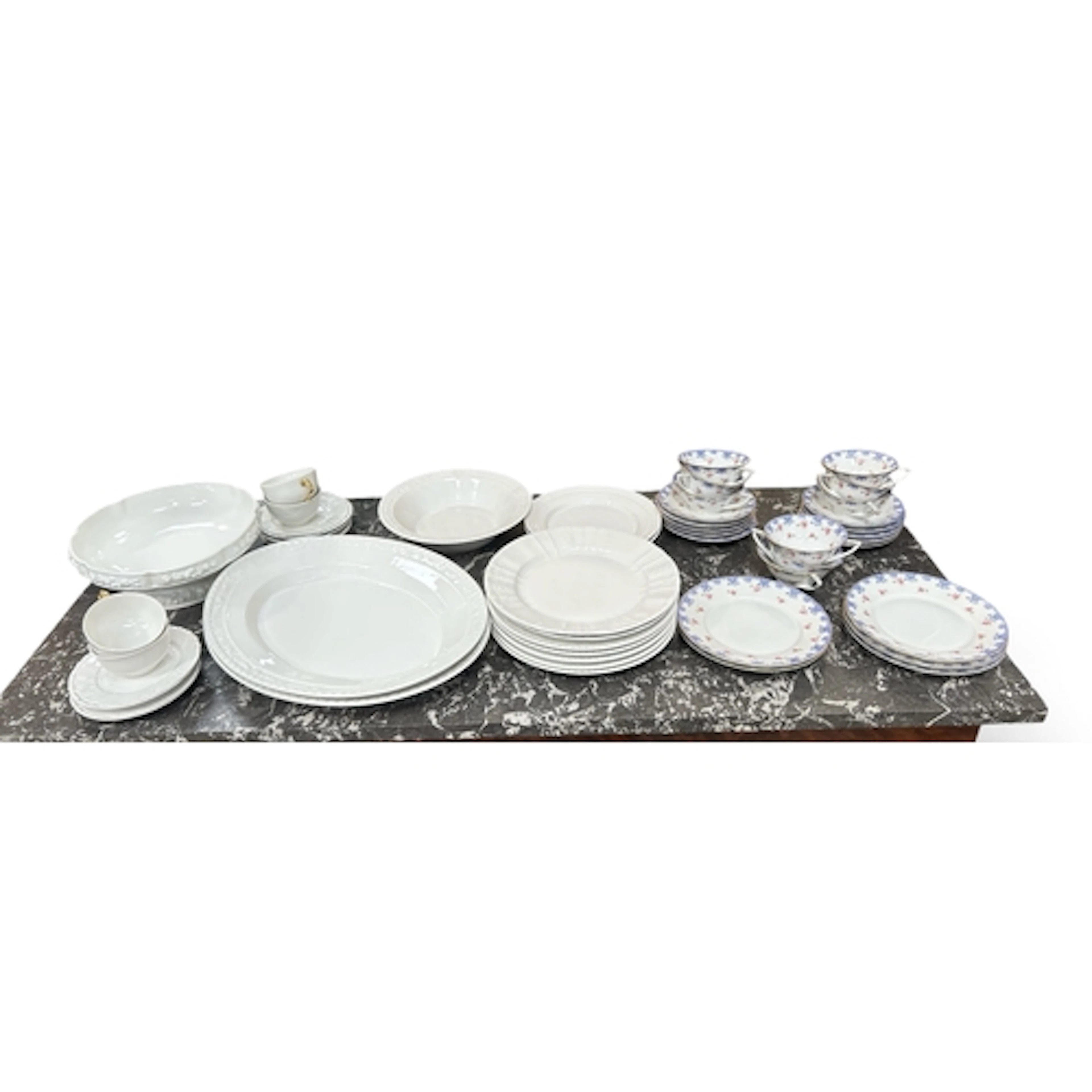 KPM BERLIN: A PART DINNER AND TEA SERVICE To include two ser...