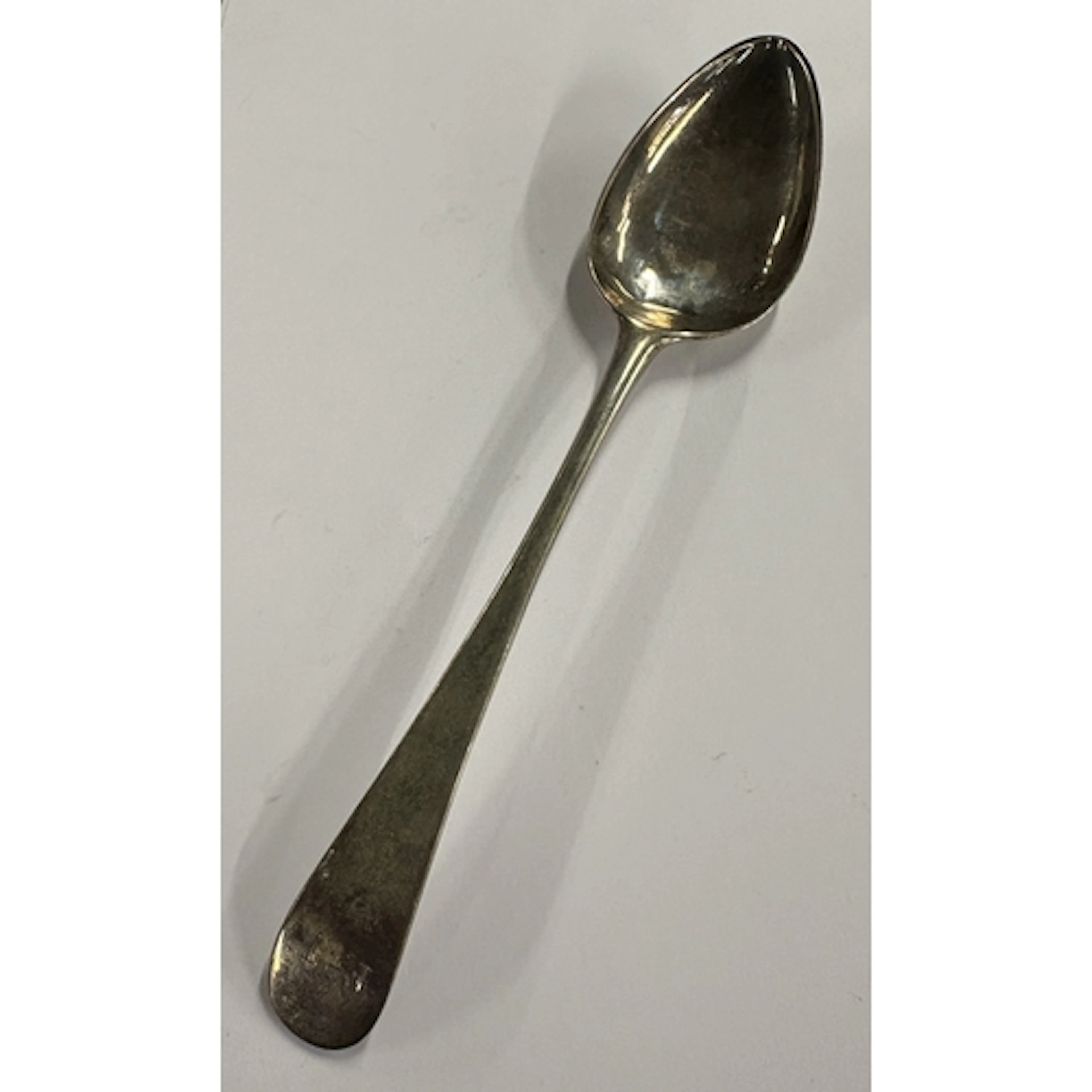 A Channel Islands silver spoon, marked to reverse. Approx. 5...