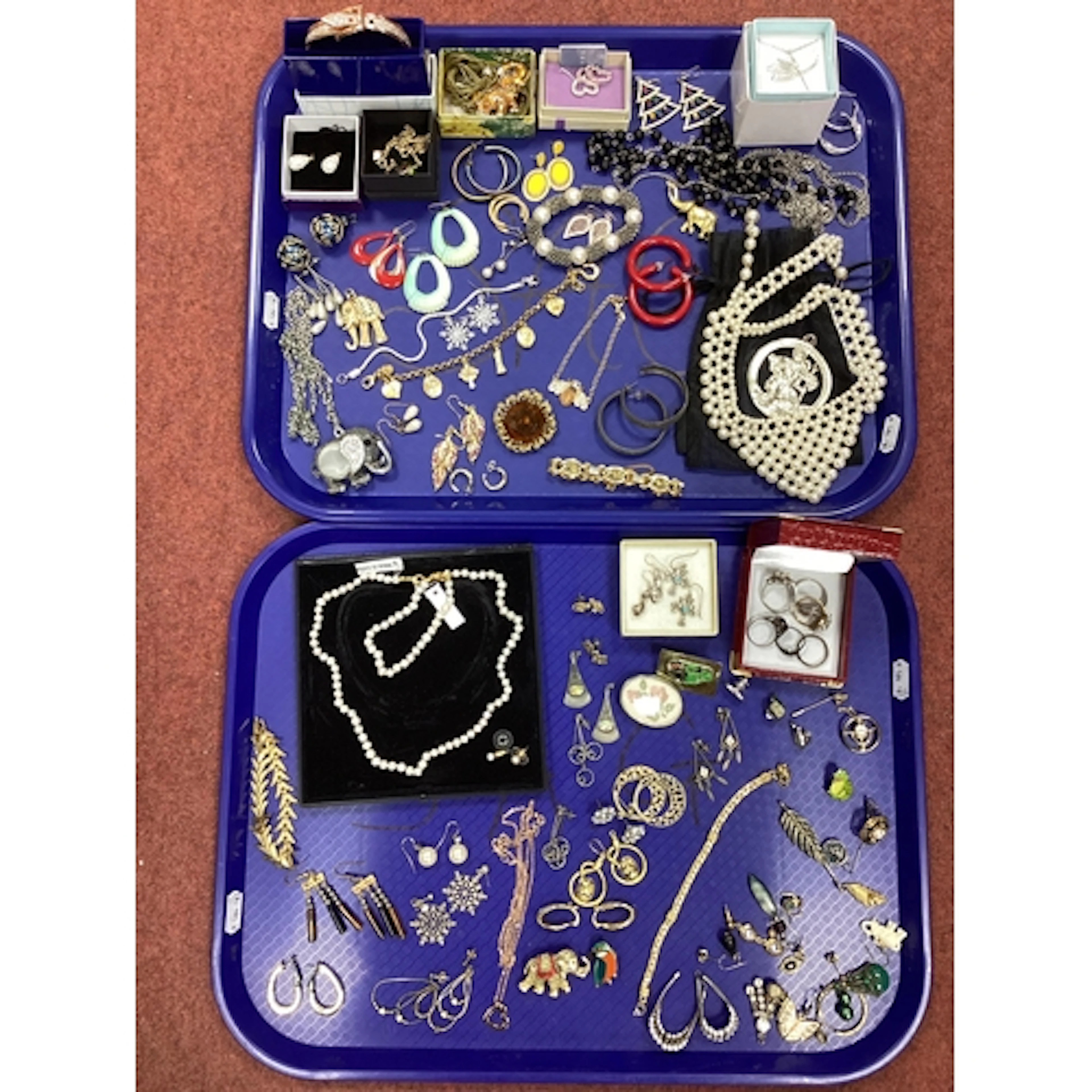 A Collection of Assorted Costume and Other Jewellery, includ...