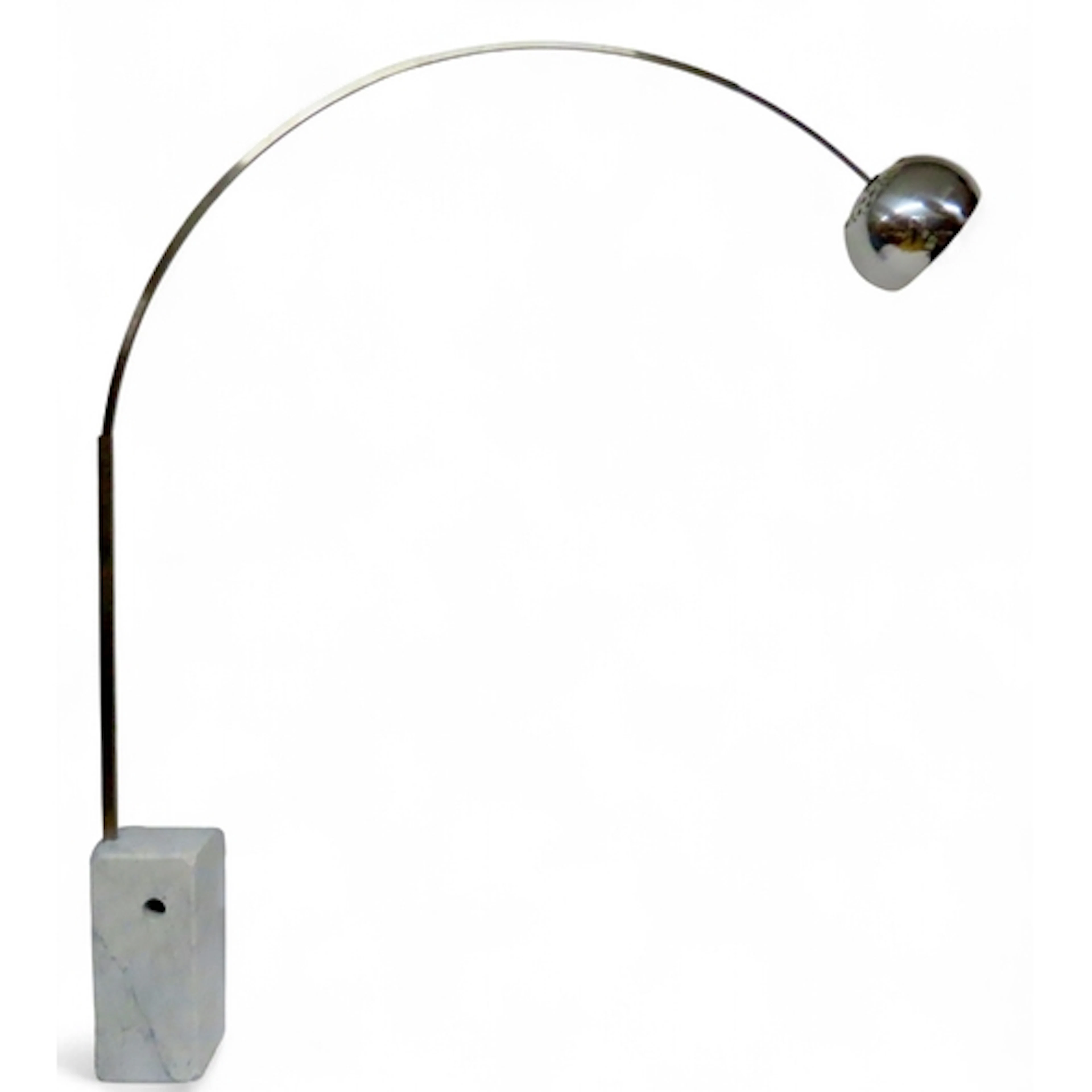 A 20TH CENTURY FLOS ARCO STANDARD ARC LAMP with two piece ch...