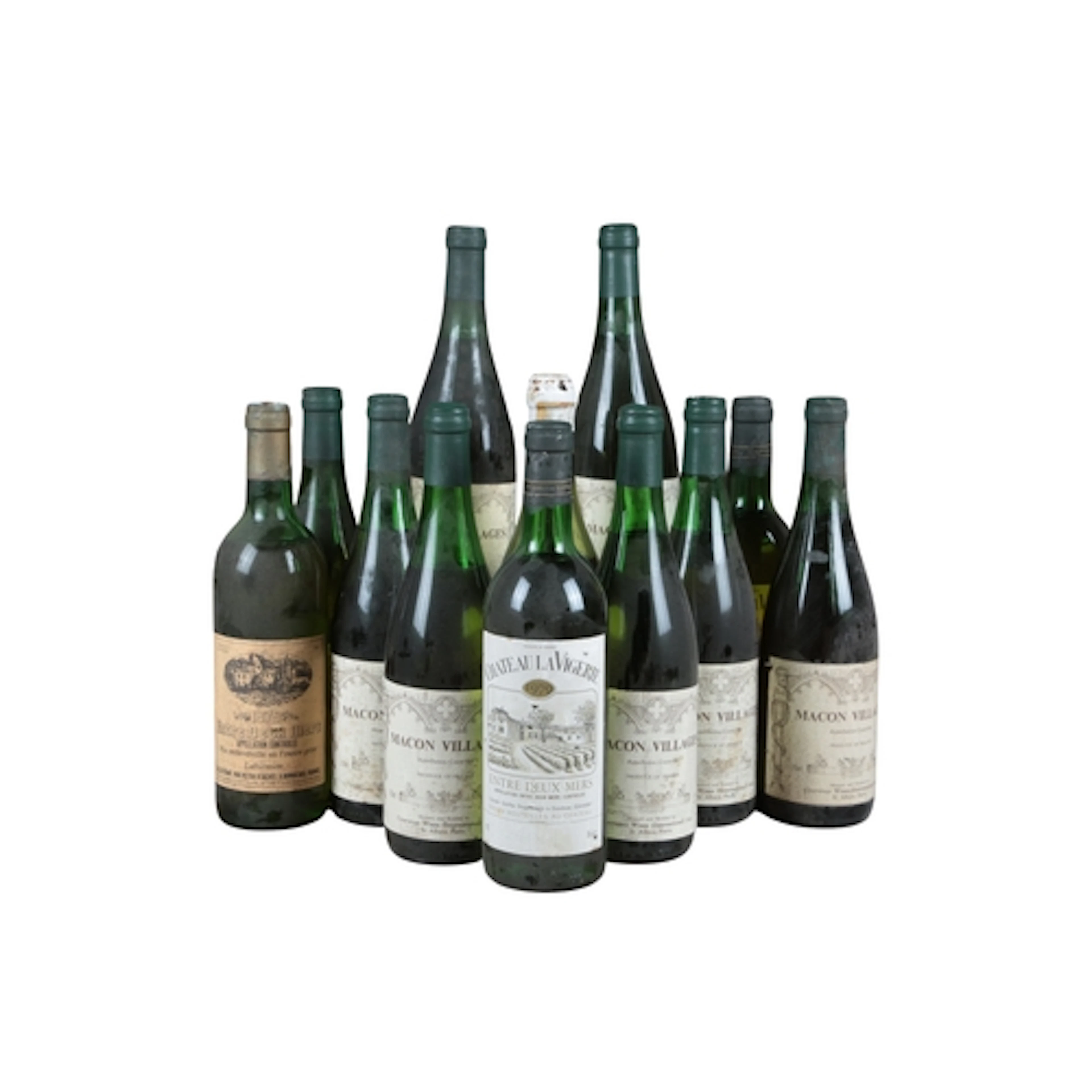 A Collection of Old White Wines, comprising: Mâcon Villages,...