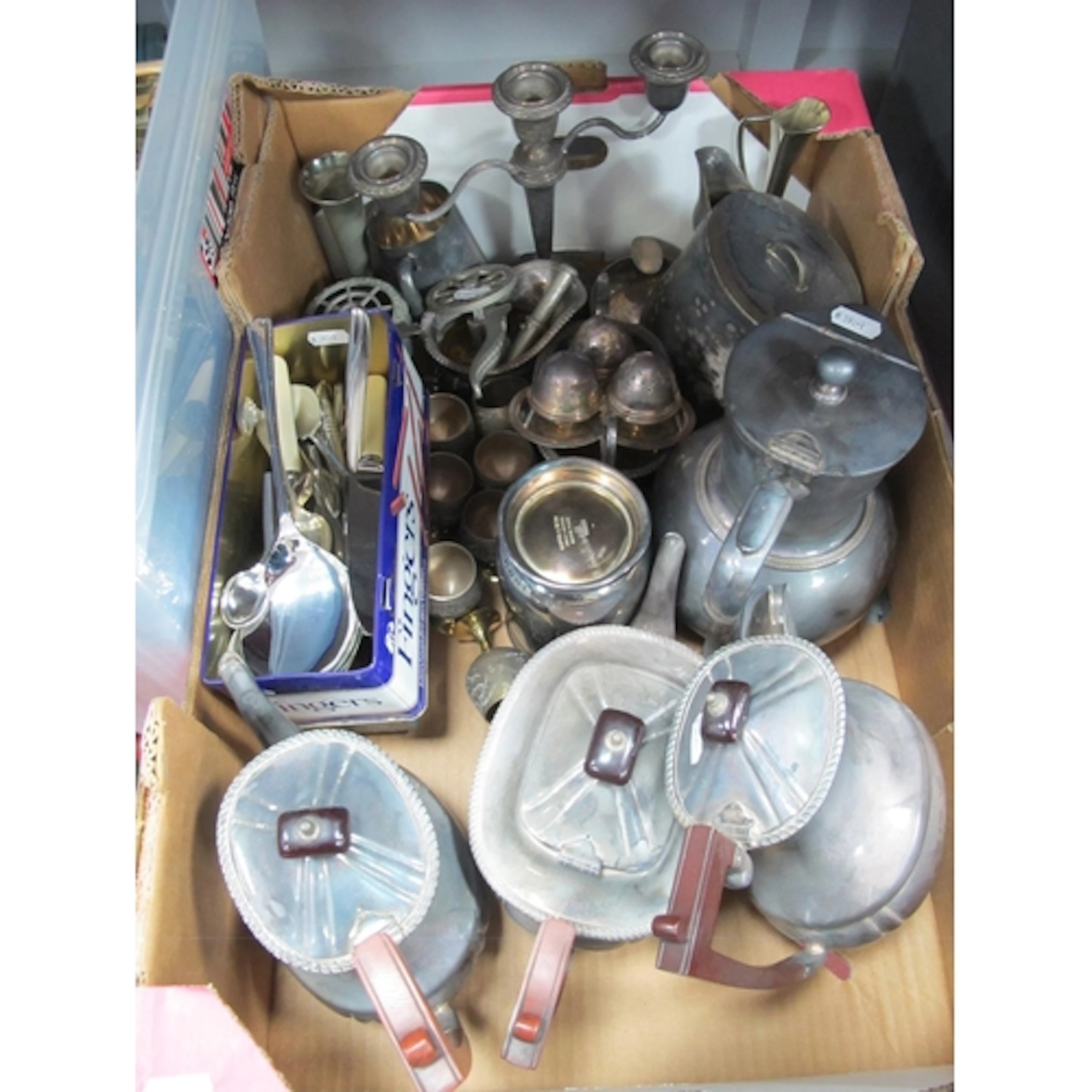 Silver-plated ware, including vintage Mappin & Webb 3-pint w...