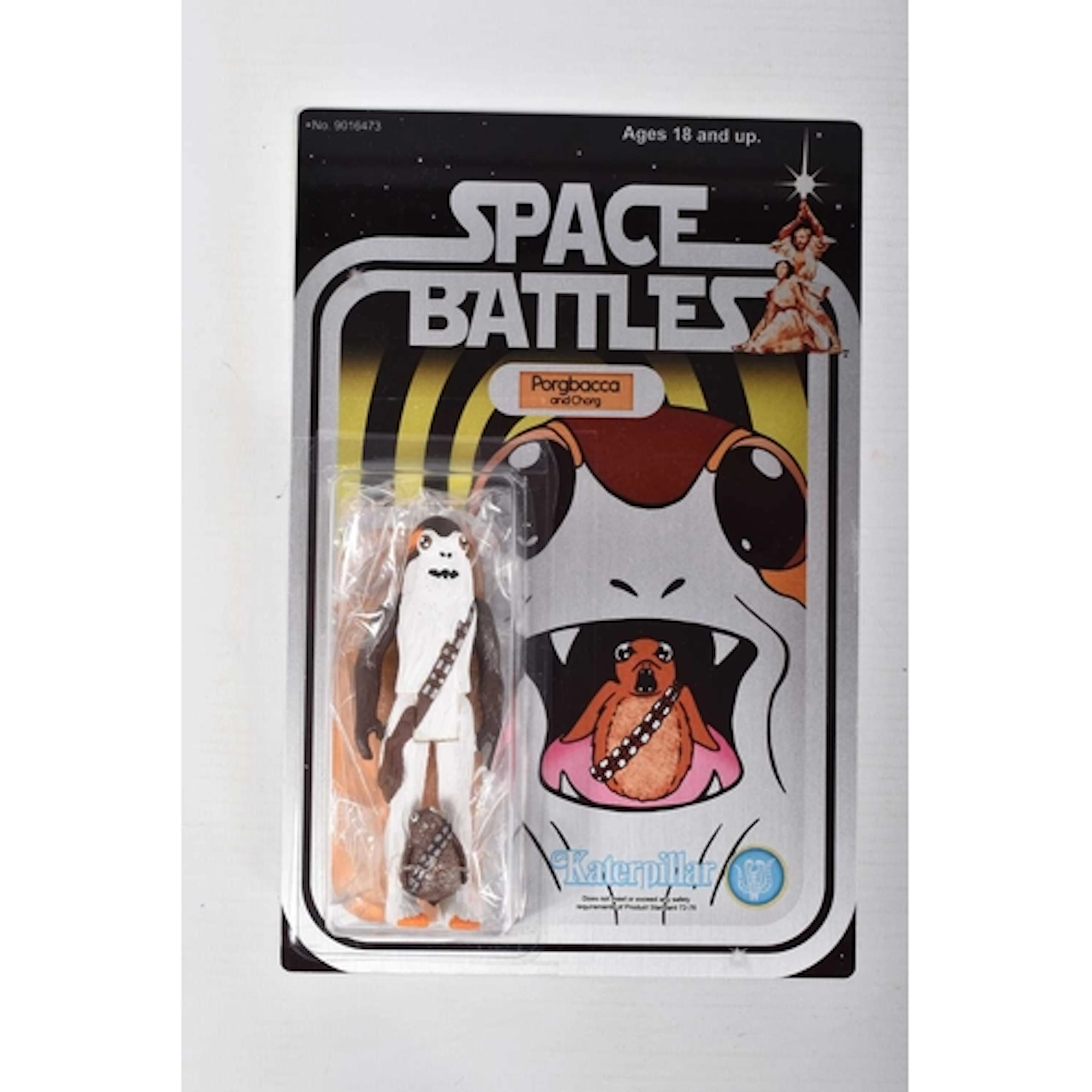 A NYC COMIC-CON CUSTOM MADE KATERPILLAR SPACE BATTLES PORGBA...