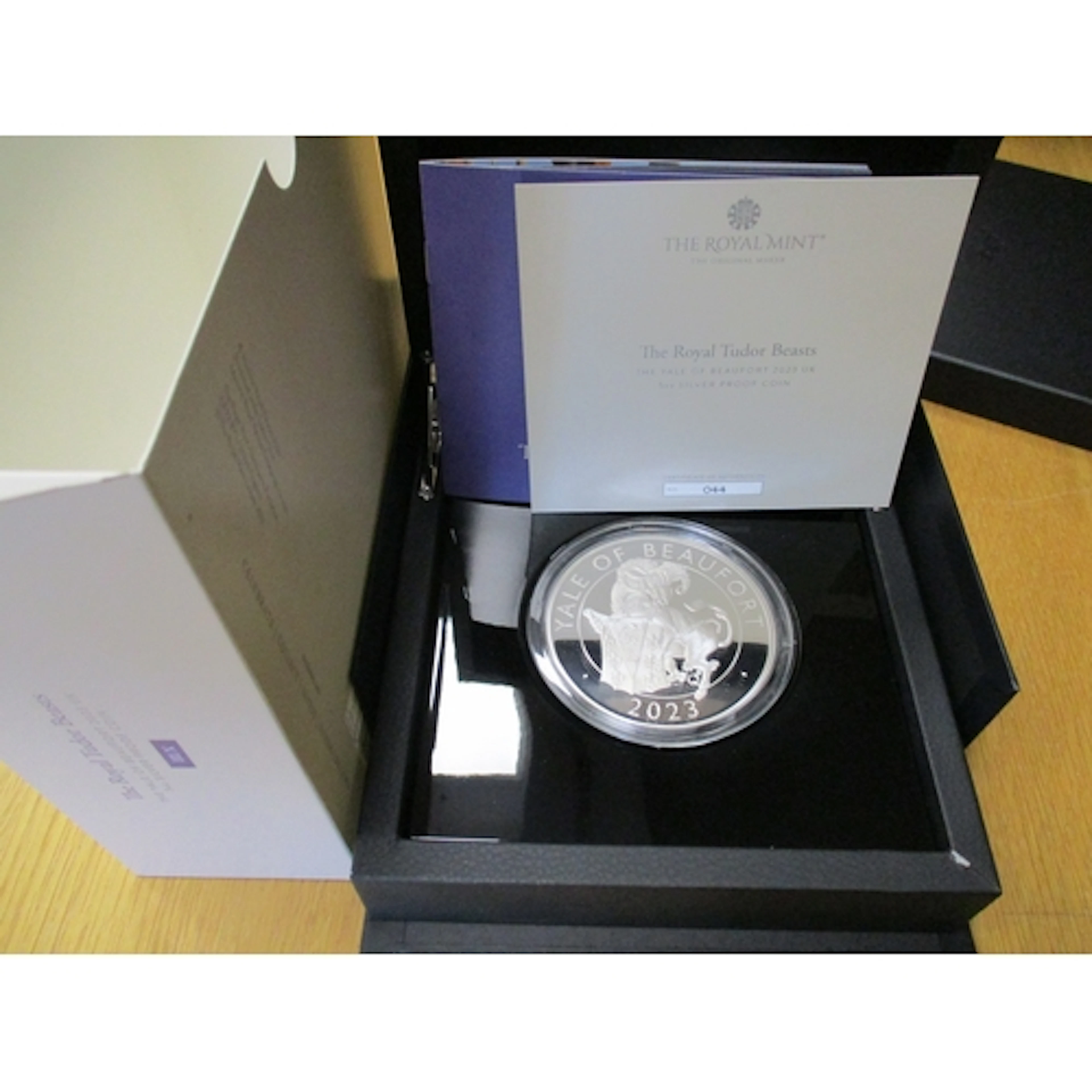 2023 'The Royal Tudor Beast - The Yale of Beaufort' 5oz £10 ...