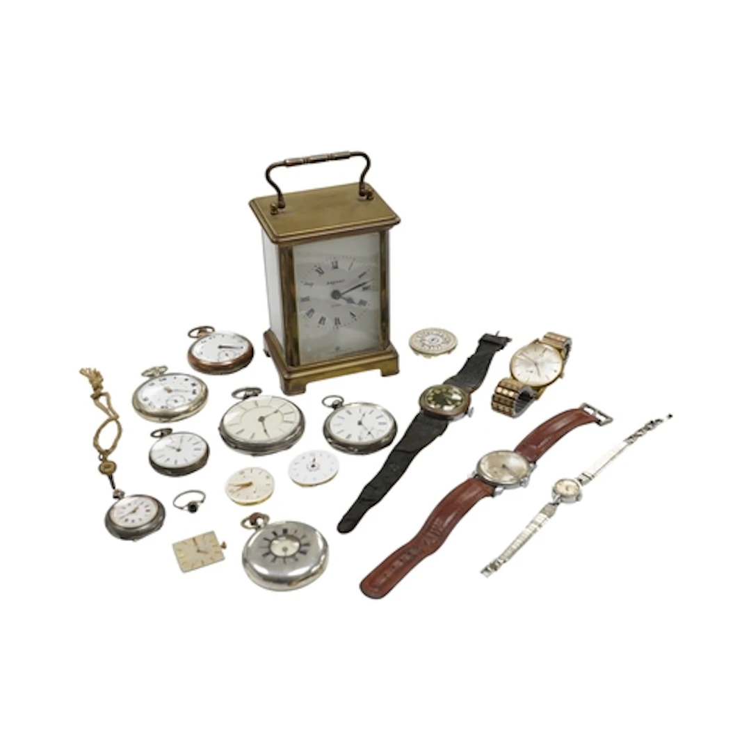 A quantity of assorted wrist and pocket watches including Sm...