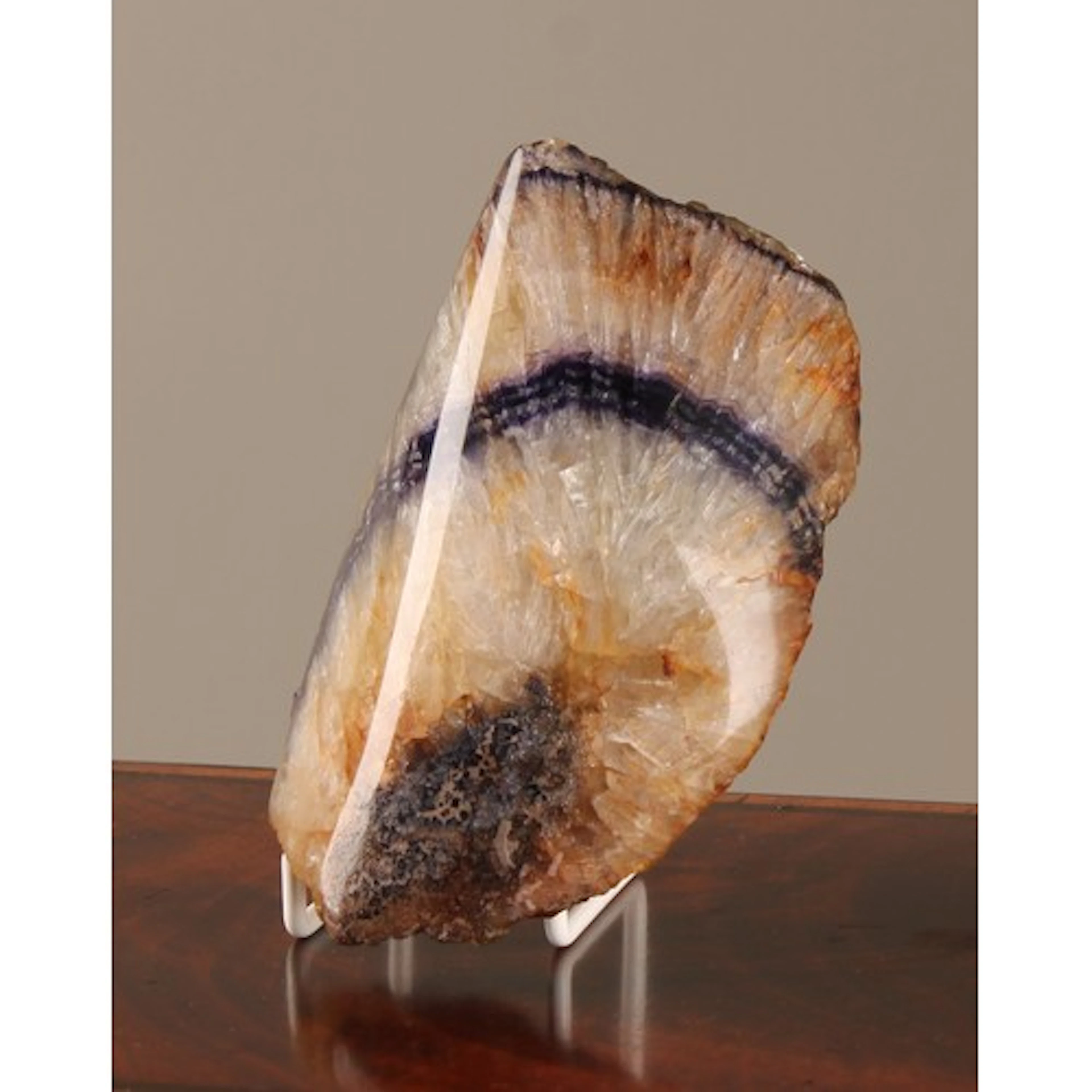 Natural History - a Blue John specimen, Winnats One vein, 9c...