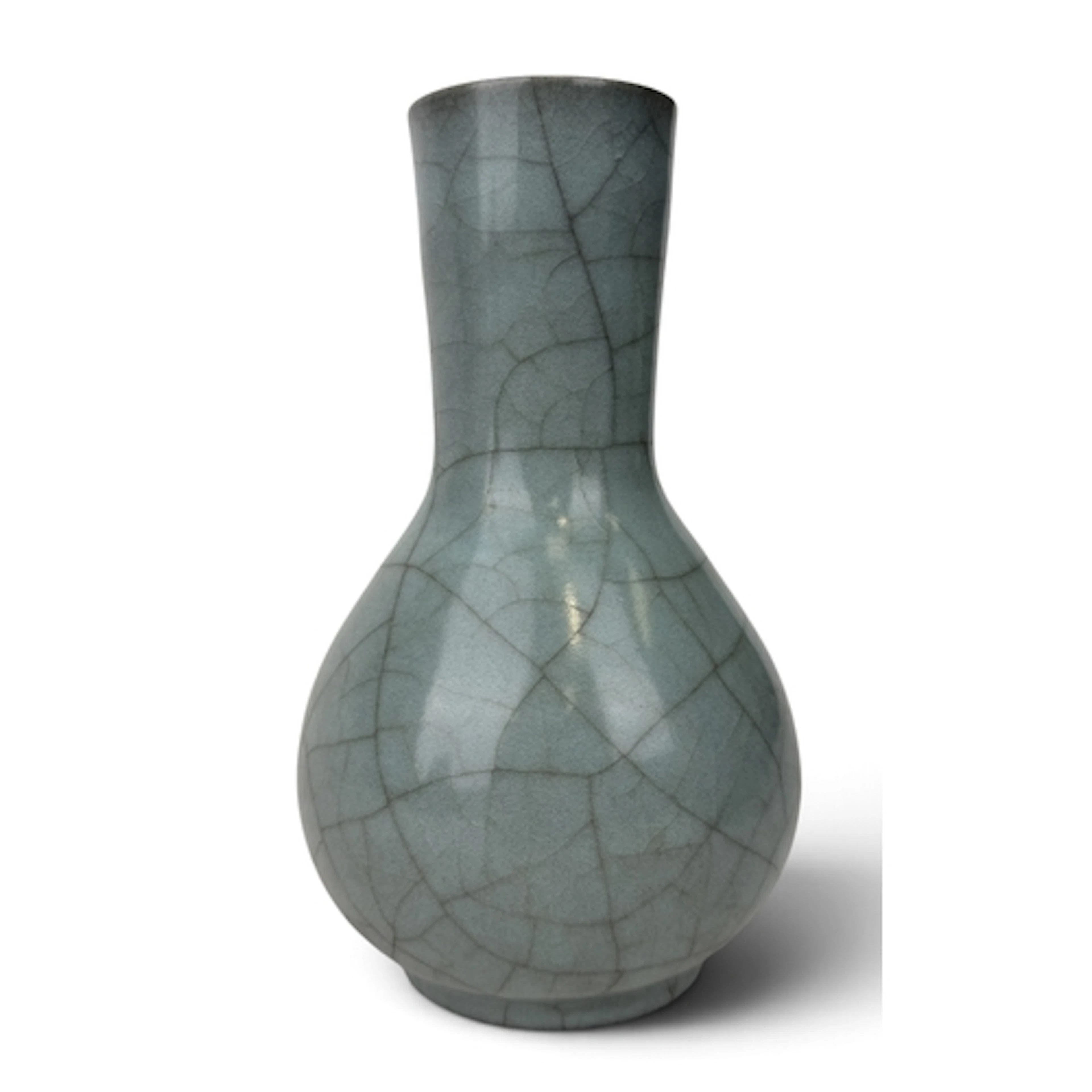 A CHINESE RU WARE STYLE VASE 18cm H