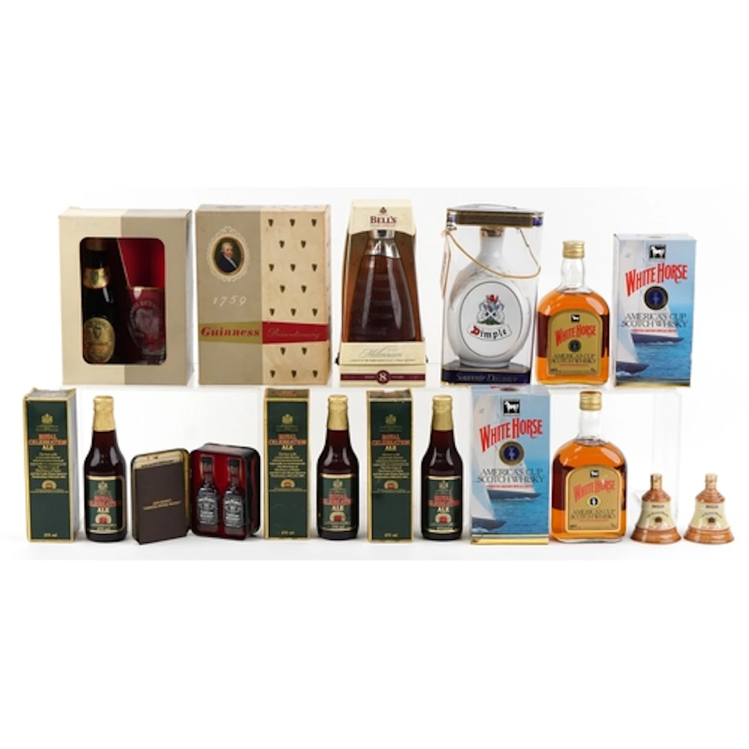 Group of alcohol including 2000 Millennium Extra Special 8 Y...