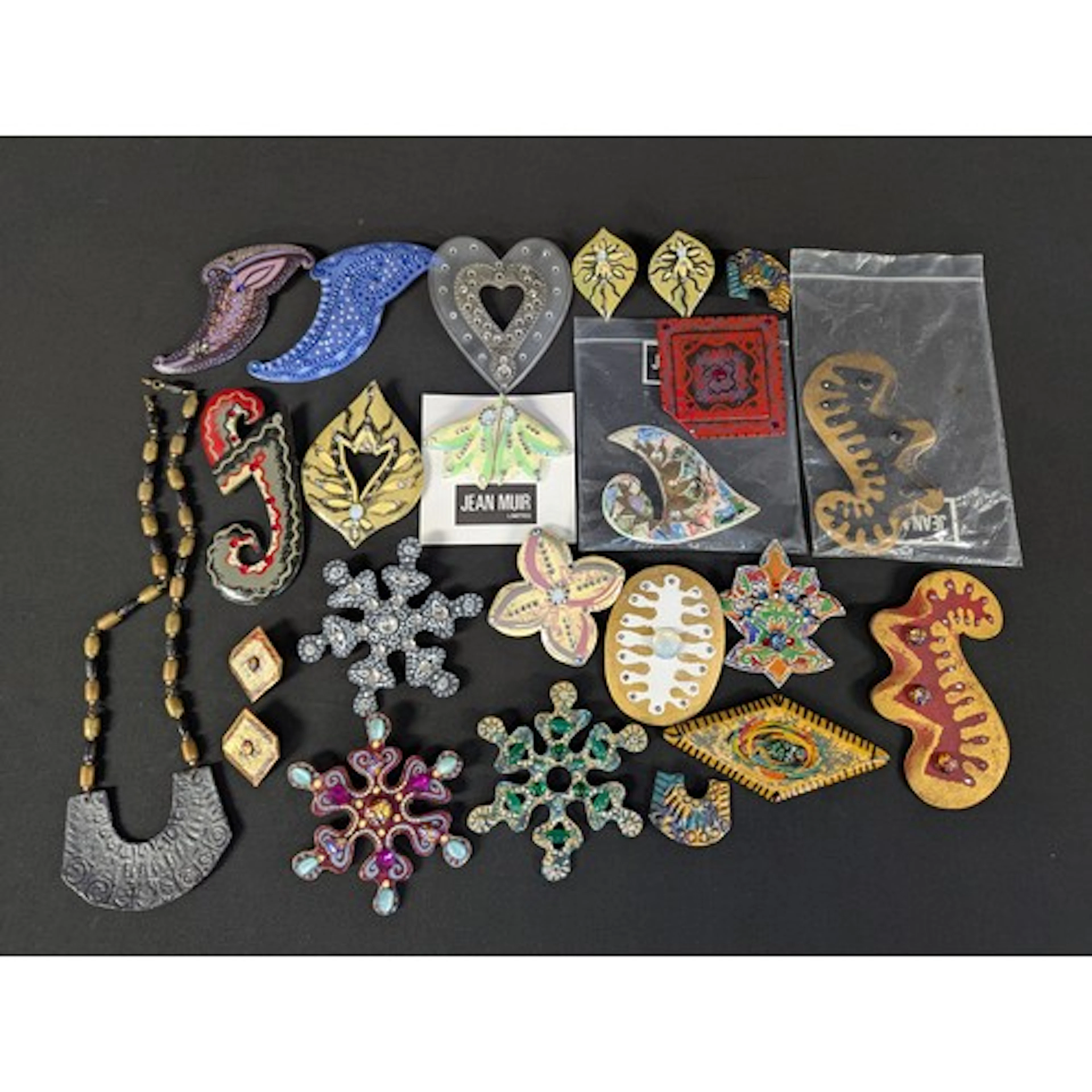 A collection of 1970s and later costume and fashion jeweller...