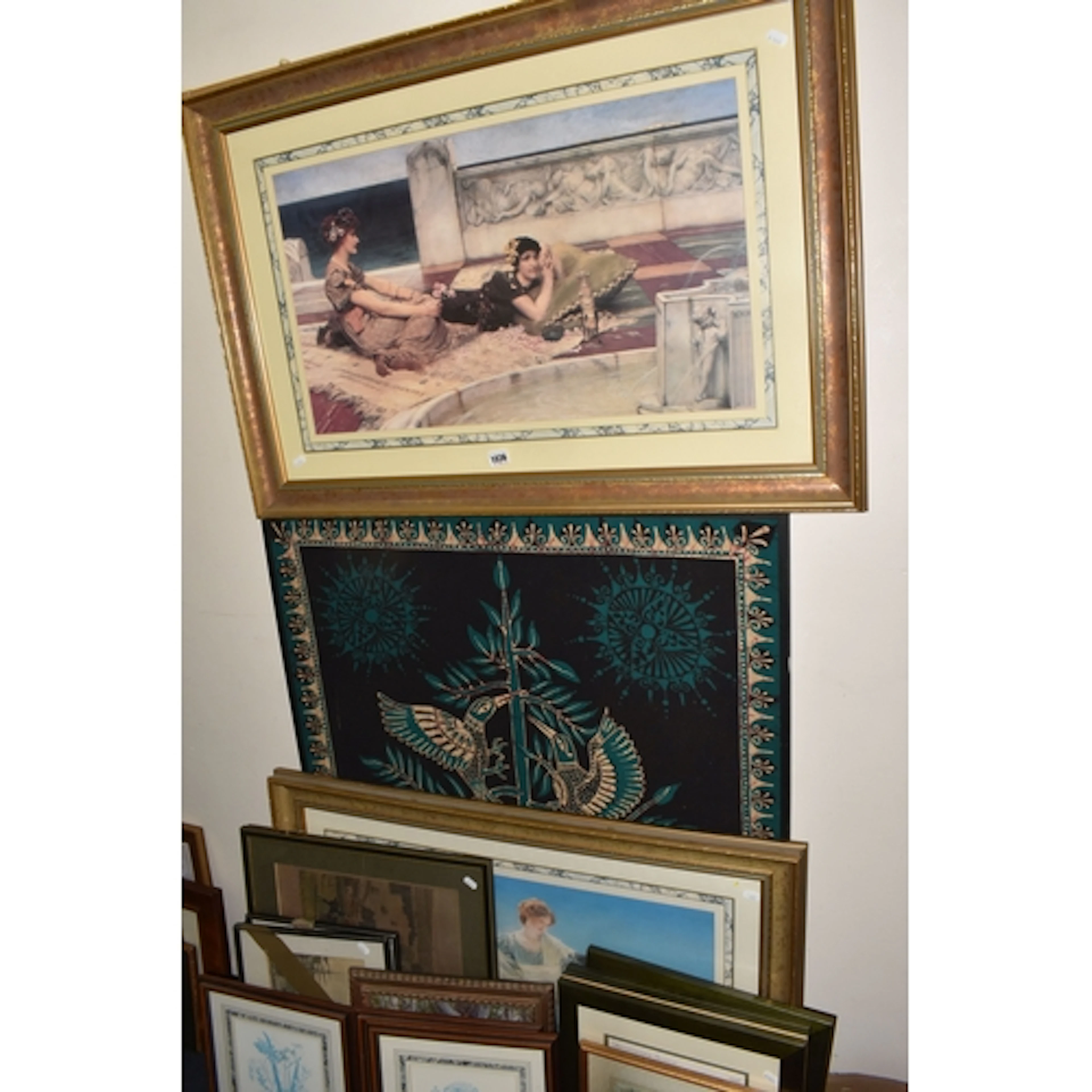 A BOX AND LOOSE PICTURES AND PRINTS, to include Thomas Allom...