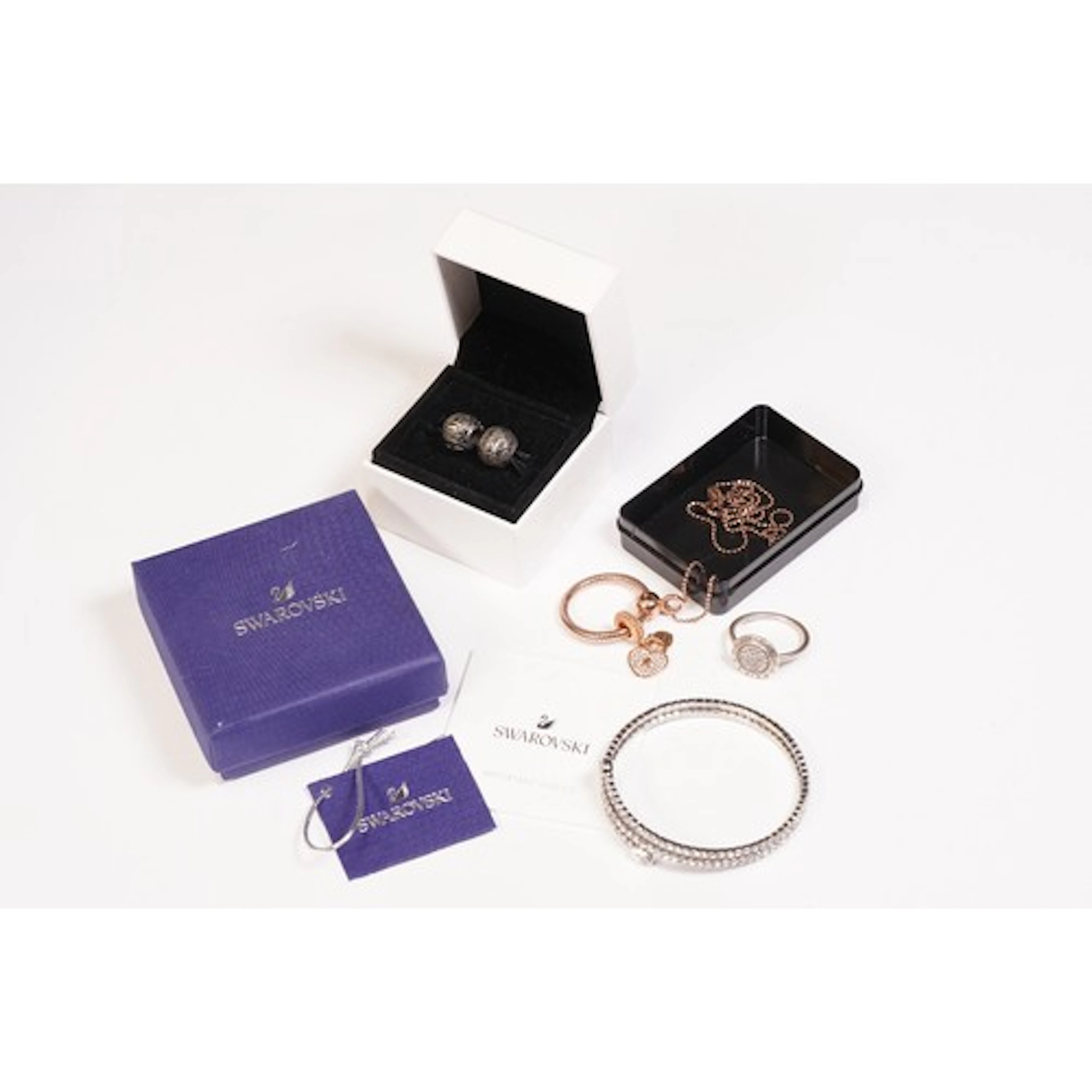Swarovski 'Twisty Cuff' bracelet, marked with swan logo, inn...