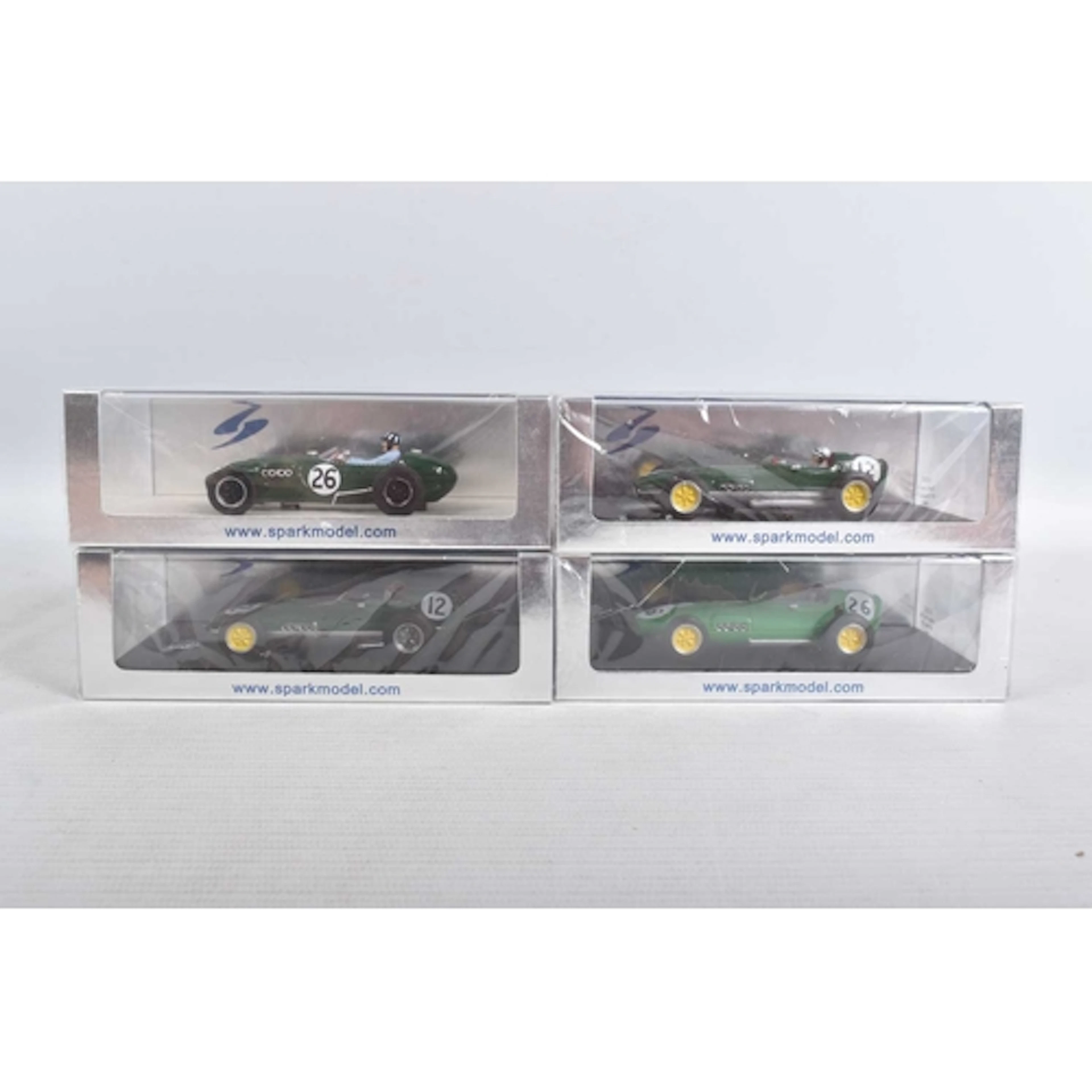 FOUR BOXED SEALED MINIMAX SPARK MODEL VEHICLES, to include a...