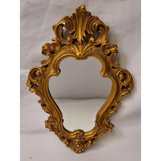 Ornate French Style Gilt Wall Mirror approx. 48cm L
