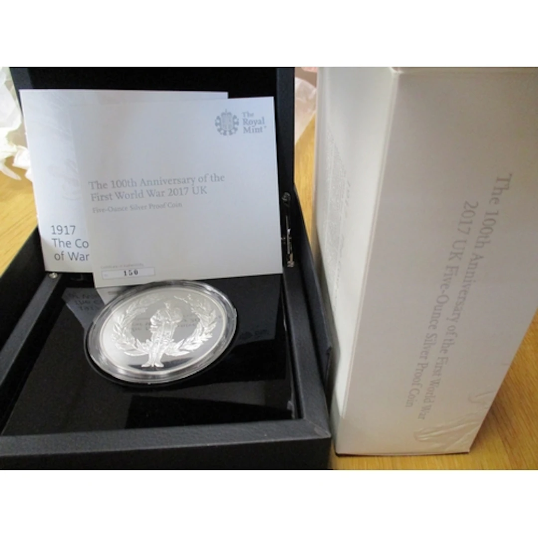 2017 'The 100th Anniversary of the First World War' 5oz £10 ...