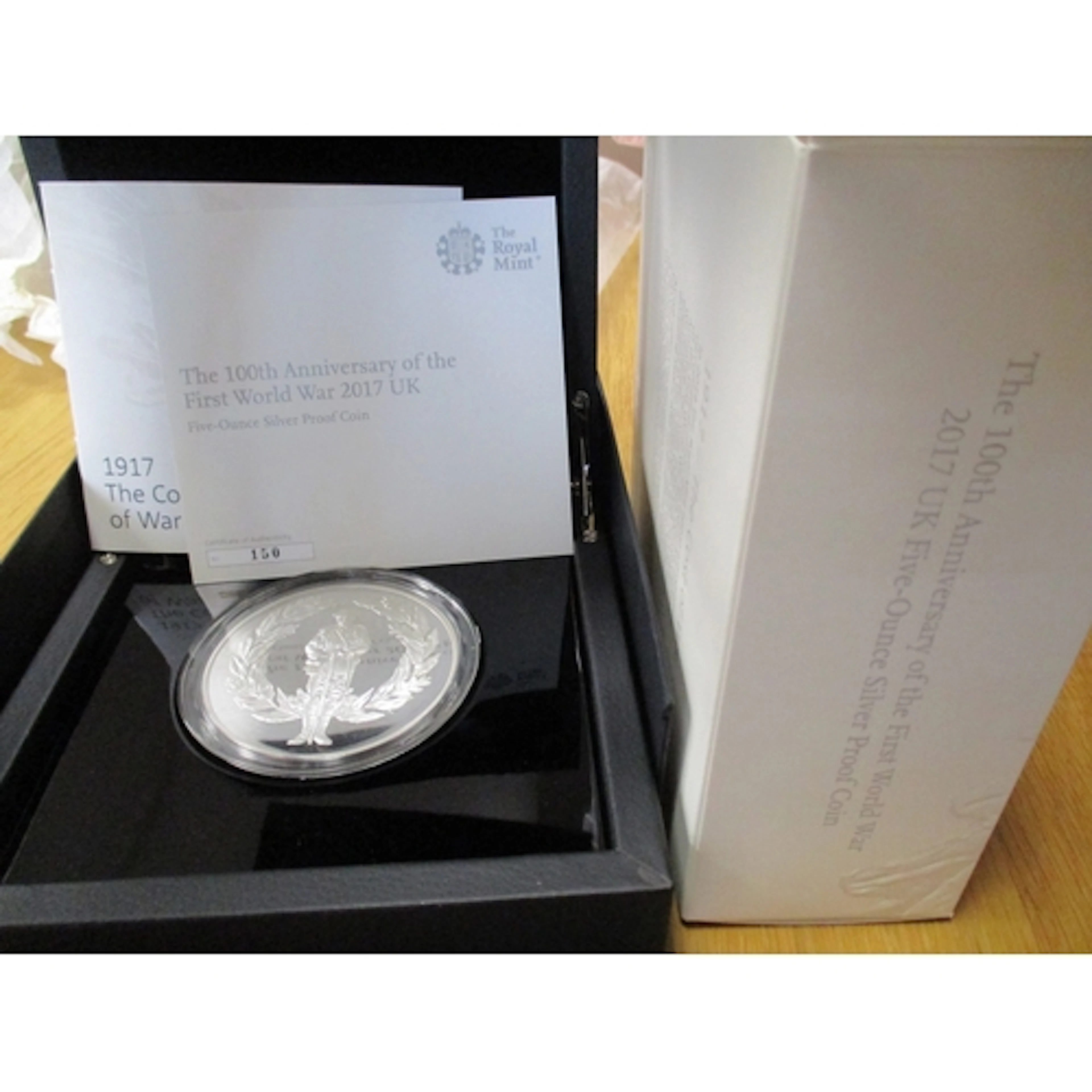 2017 'The 100th Anniversary of the First World War' 5oz £10 ...