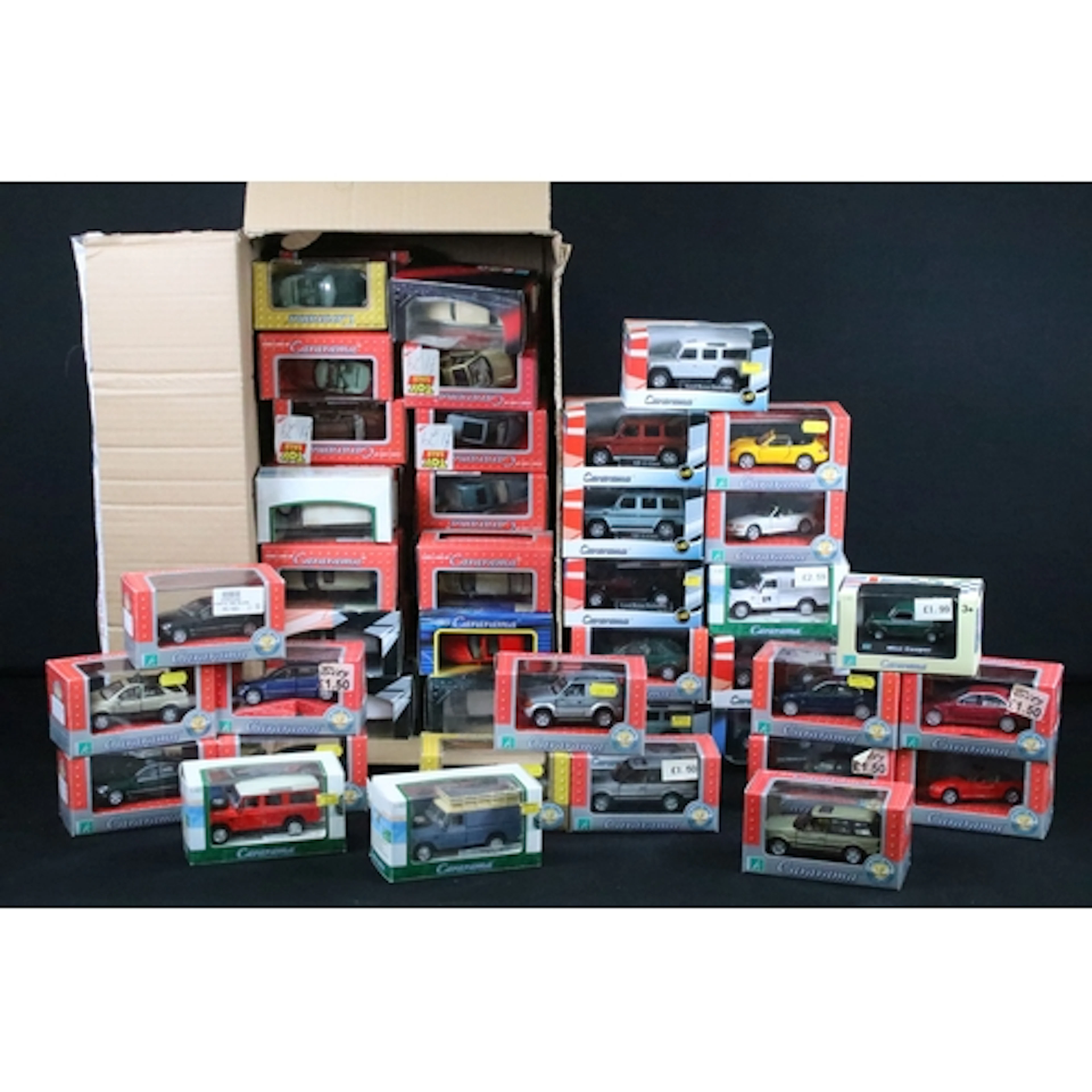 Around 50 boxed Cararama diecast models, mainly various car ...
