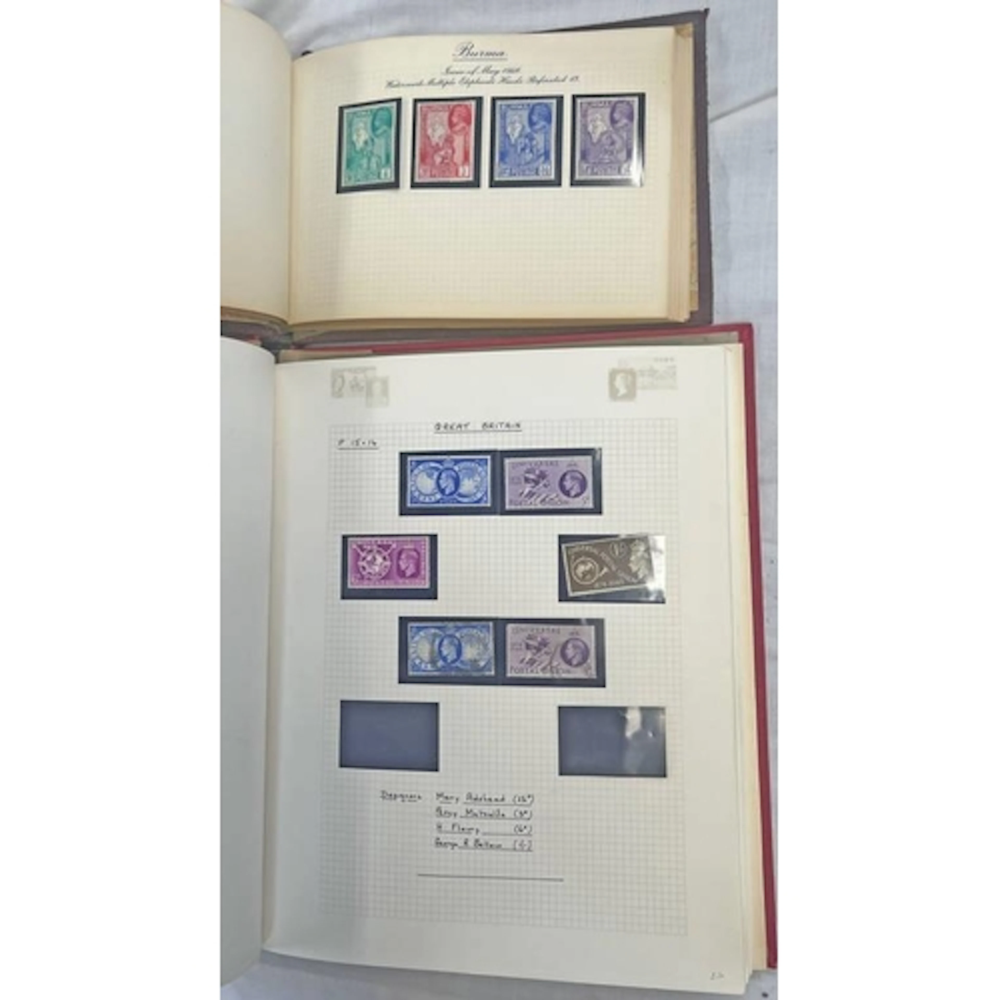 ALBUM OF COMMONWEALTH VICTORY & PEACE STAMPS TO INCLUDE BAHA...