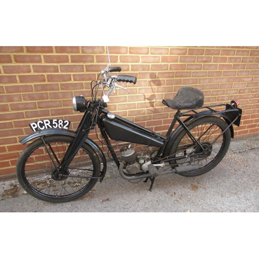 Rare New Hudson autocycle engine powered bicycle, circa late...