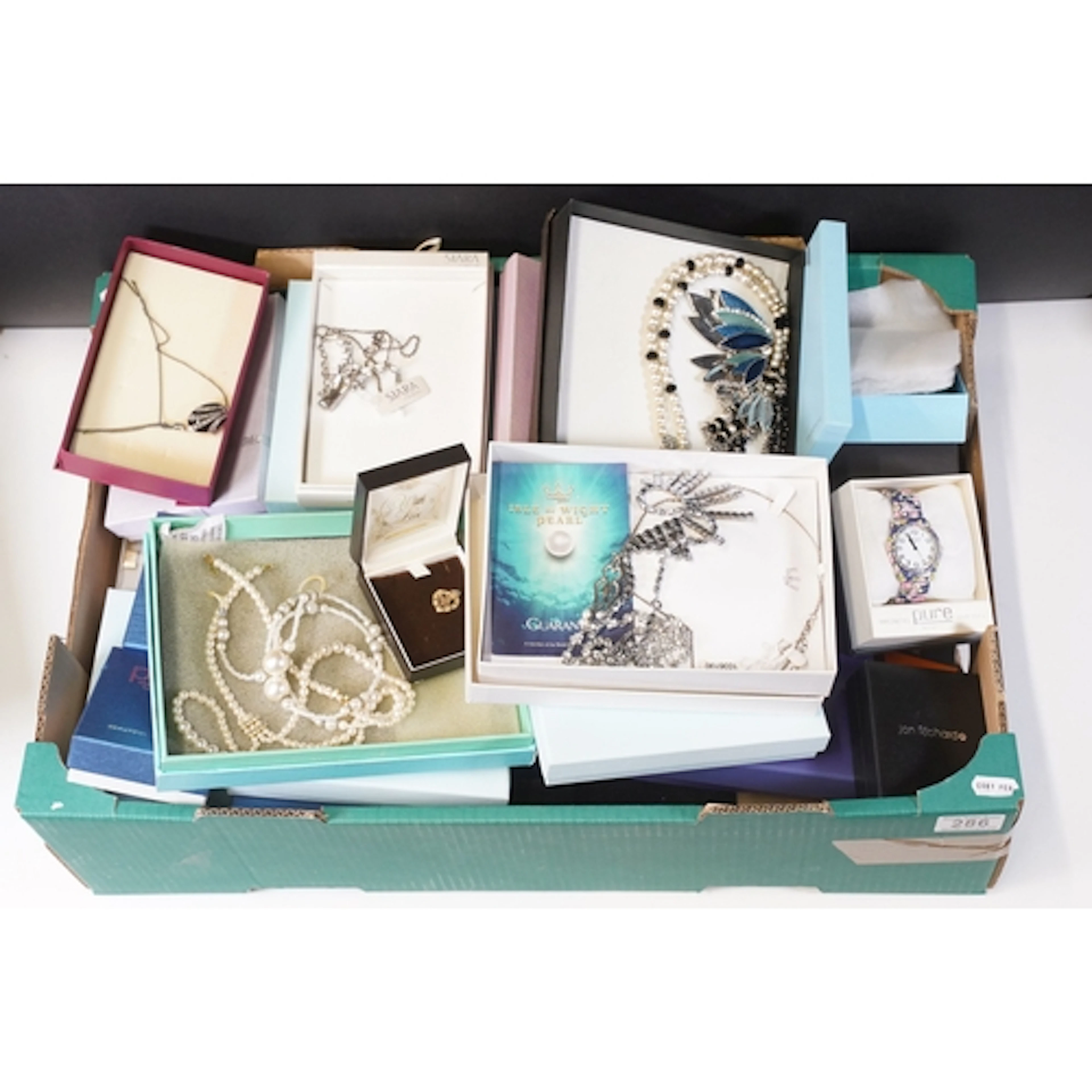 Large quantity of costume jewellery to include a sterling si...