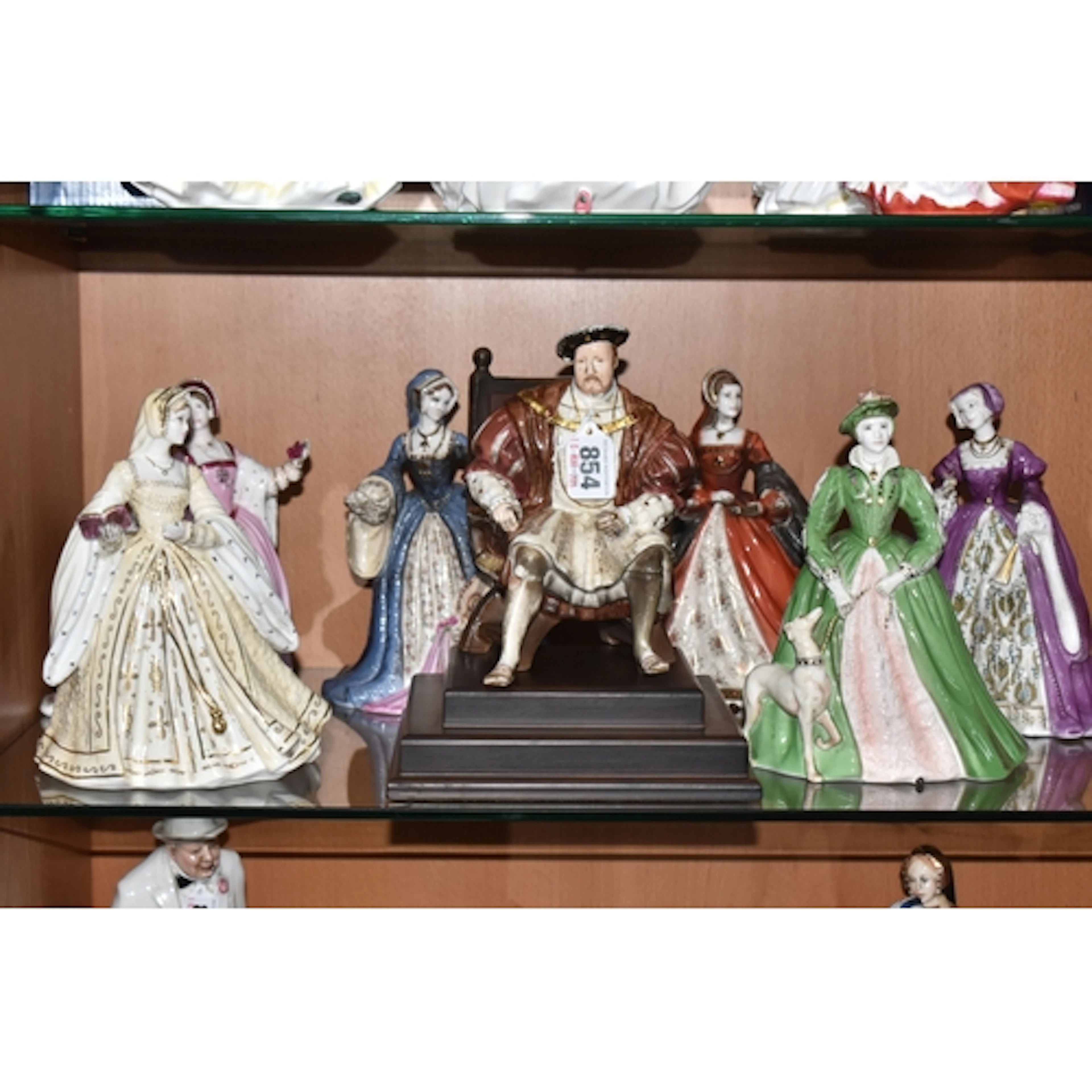 SEVEN WEDGWOOD 'WIVES OF KING HENRY VIII' COLLECTION FIGURES...