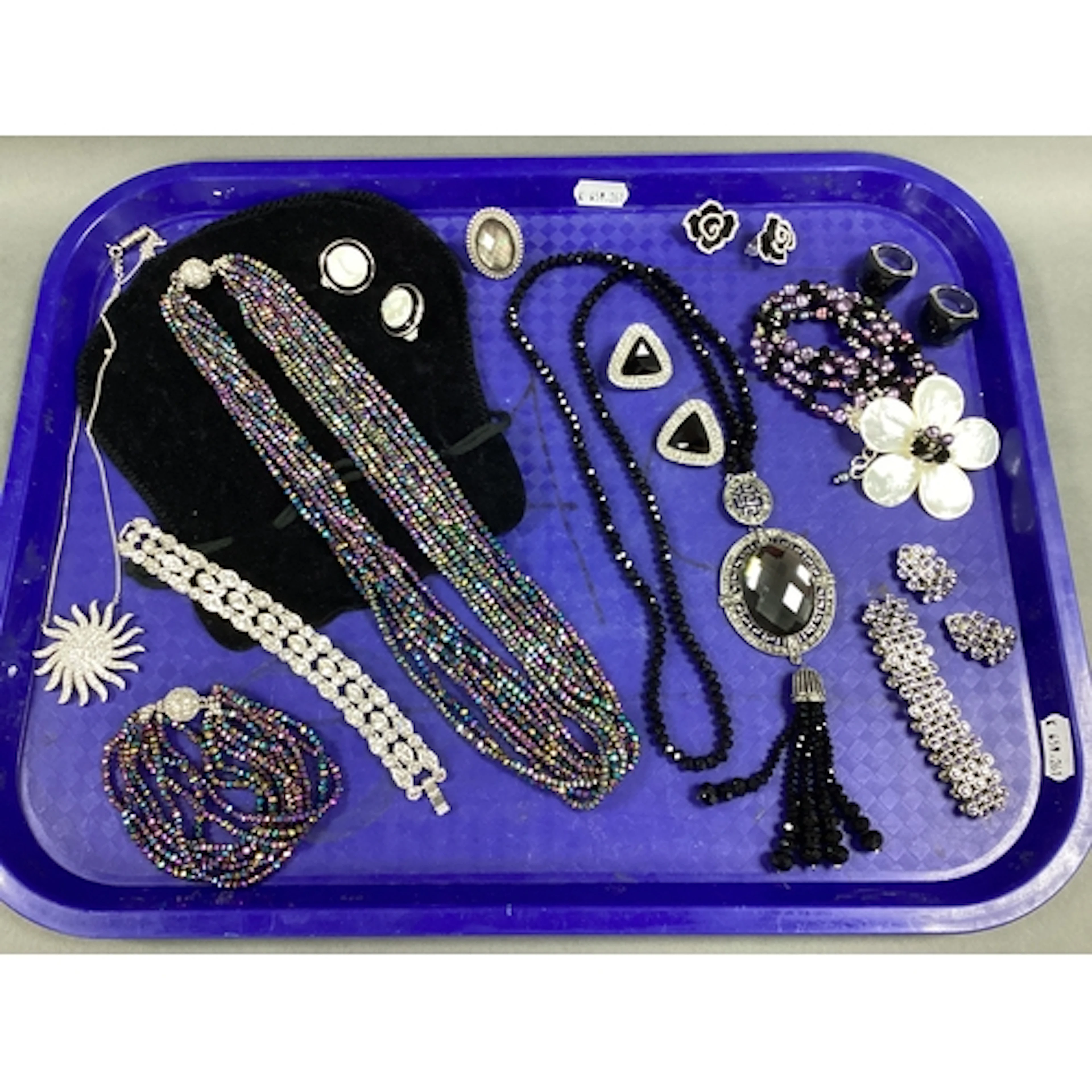 A Collection of Modern Costume Jewellery, including a long f...