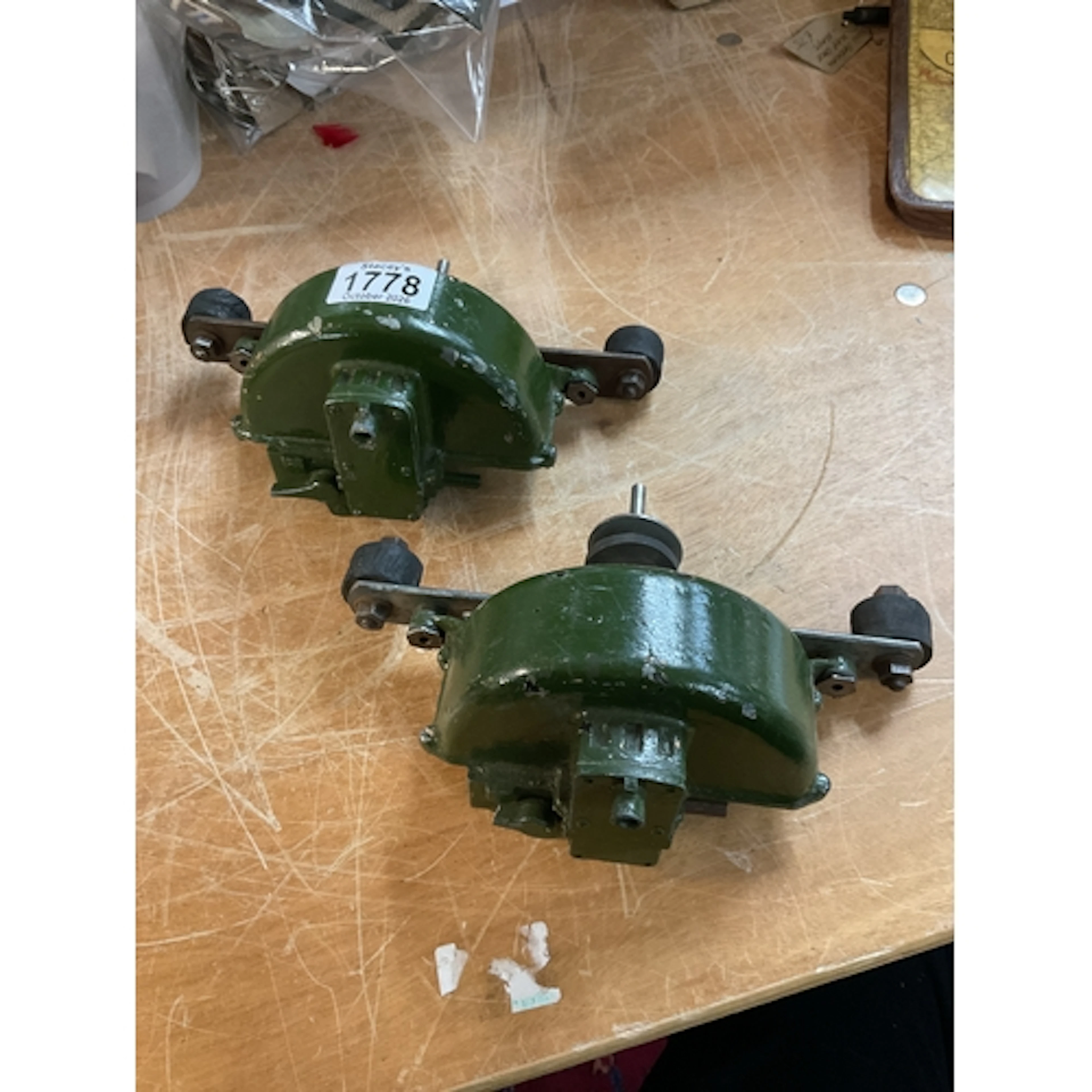 Pair WWII wiper windscreen units mk1