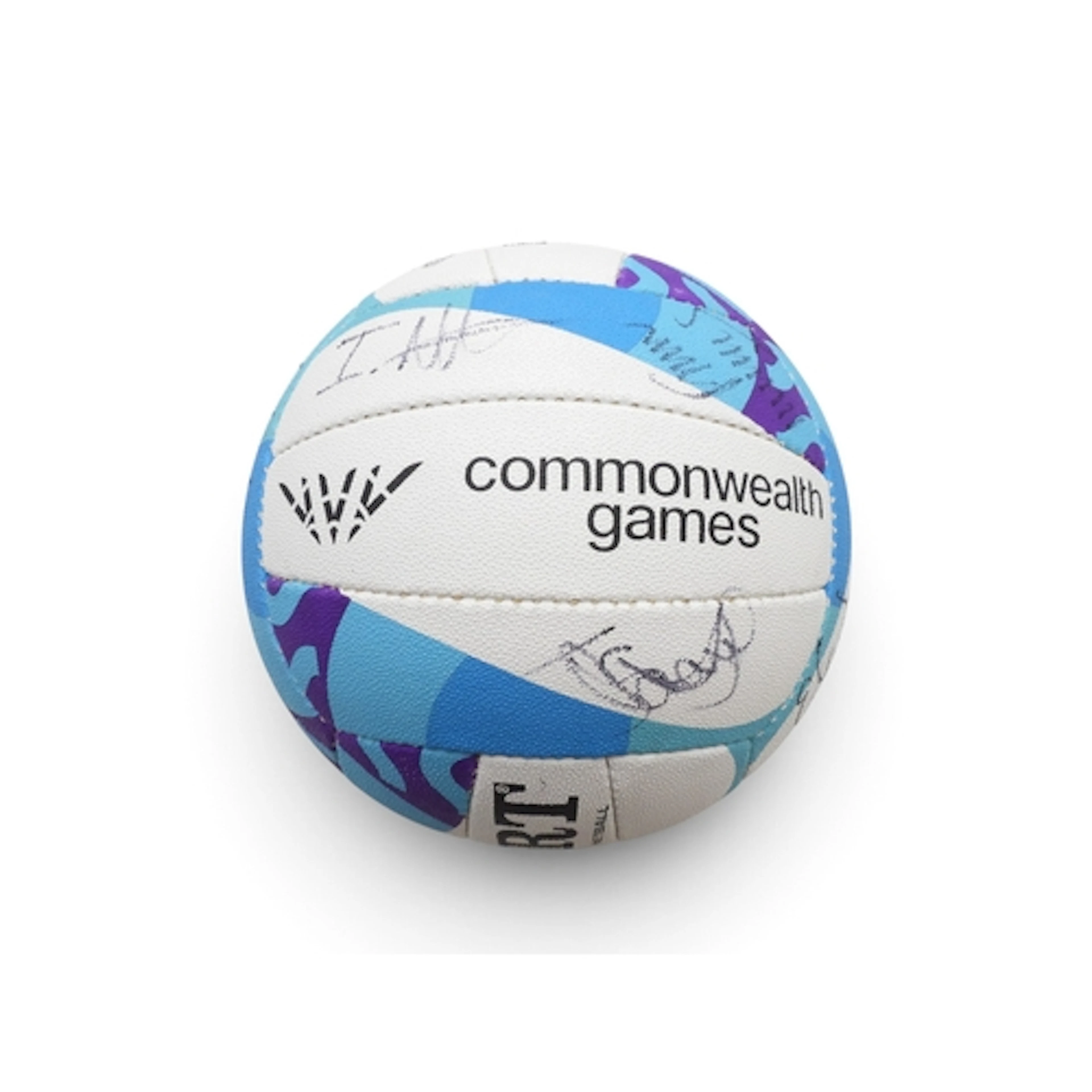 G2026 - Netball Bronze Medal Play-off match-used ball Signed...
