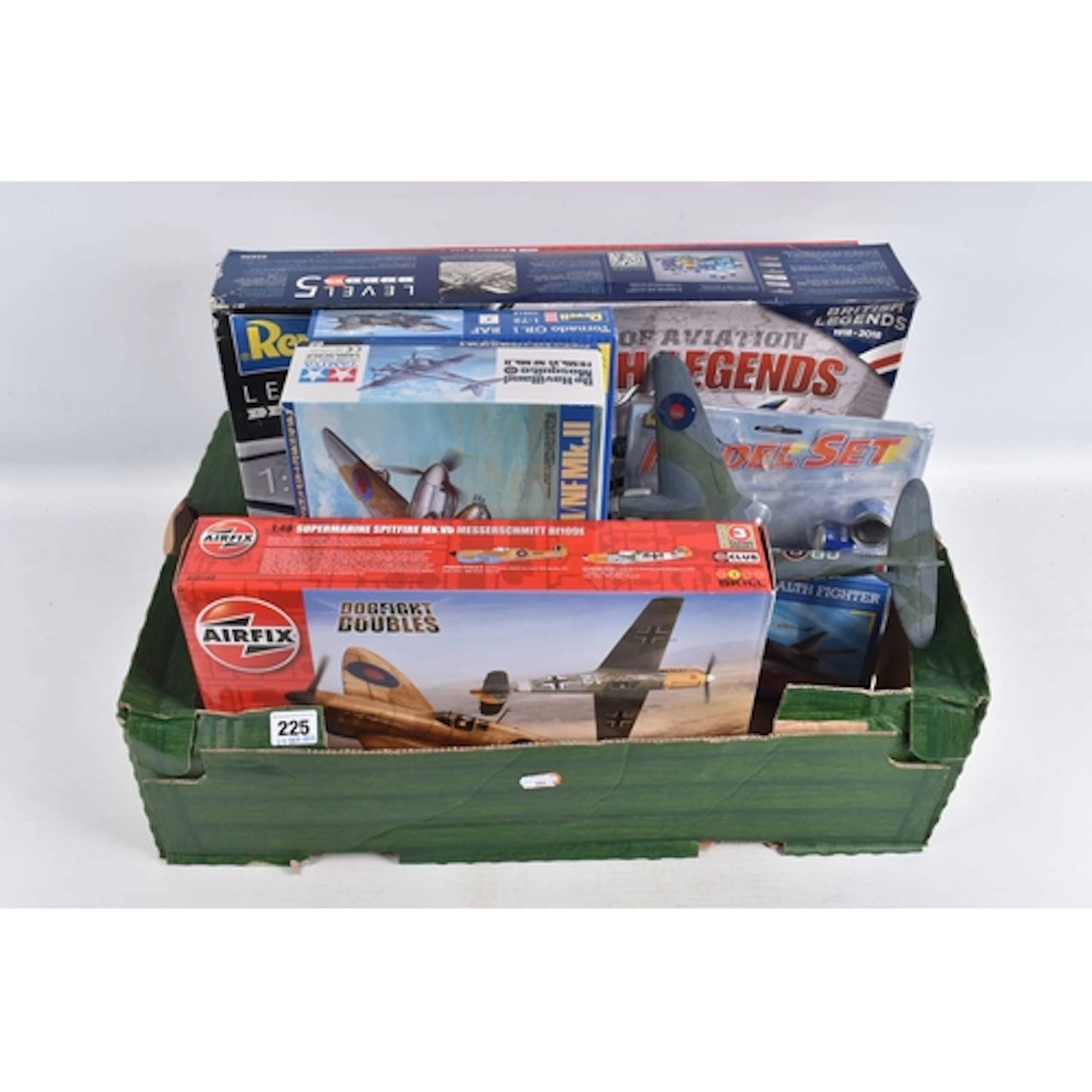 A COLLECTION OF MODEL KITS FROM REVELL, AIRFIX, AND TAMIYA, ...