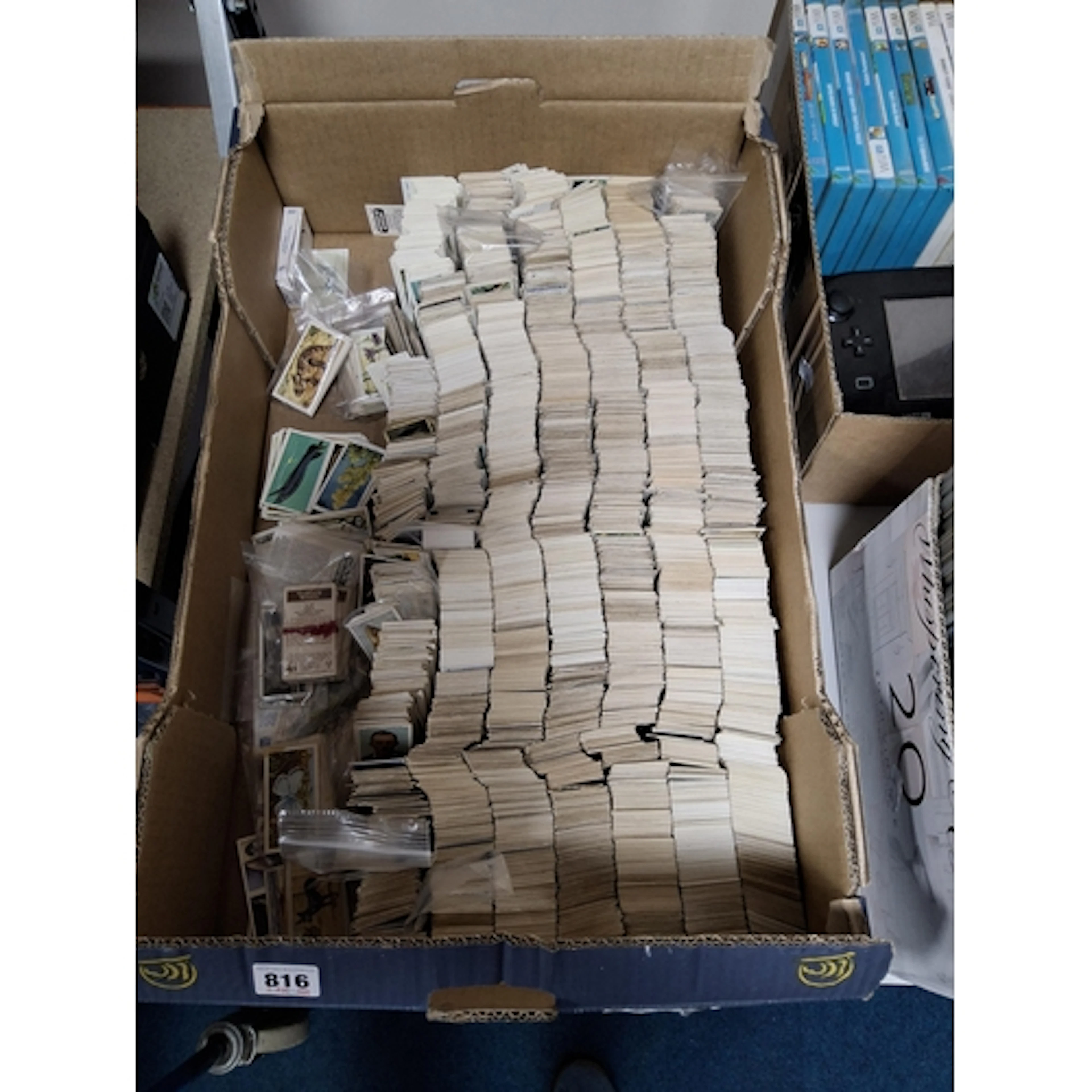 ONE BOX OF CIGARETTE, TRADE CARDS & REPRODUCTIONS contai...