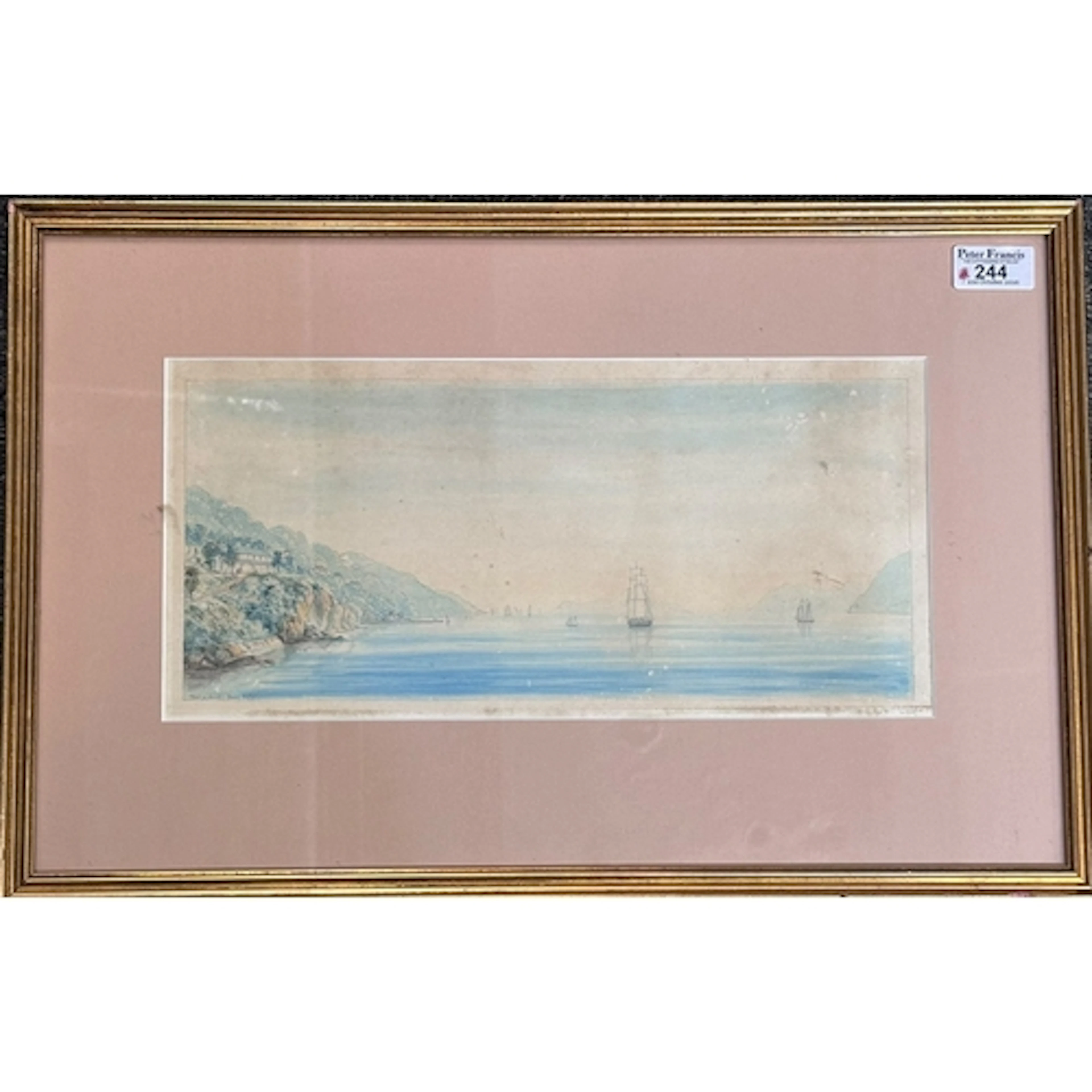 British School (19th century), Tan Y Coed, with the Menai St...