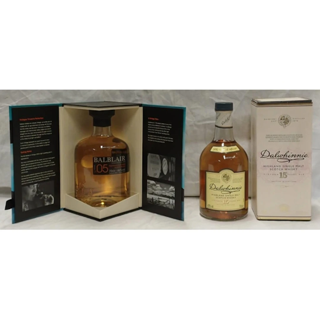 2 BOTTLES OF SINGLE MALT WHISKY TO INCLUDE: DALWHINNIE 15 YE...
