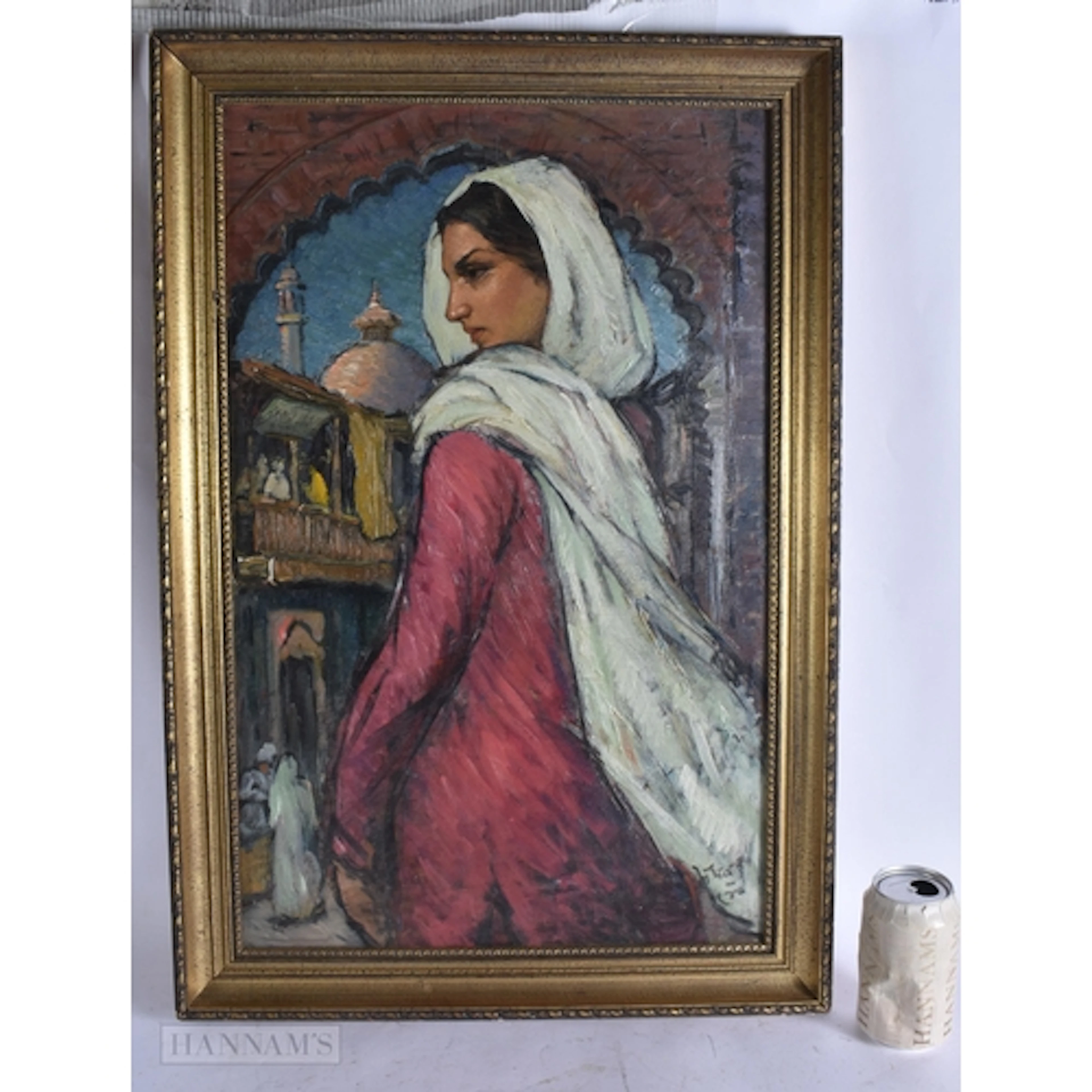 Middle Eastern/Baltic School (Early 20th Century) Oil on boa...
