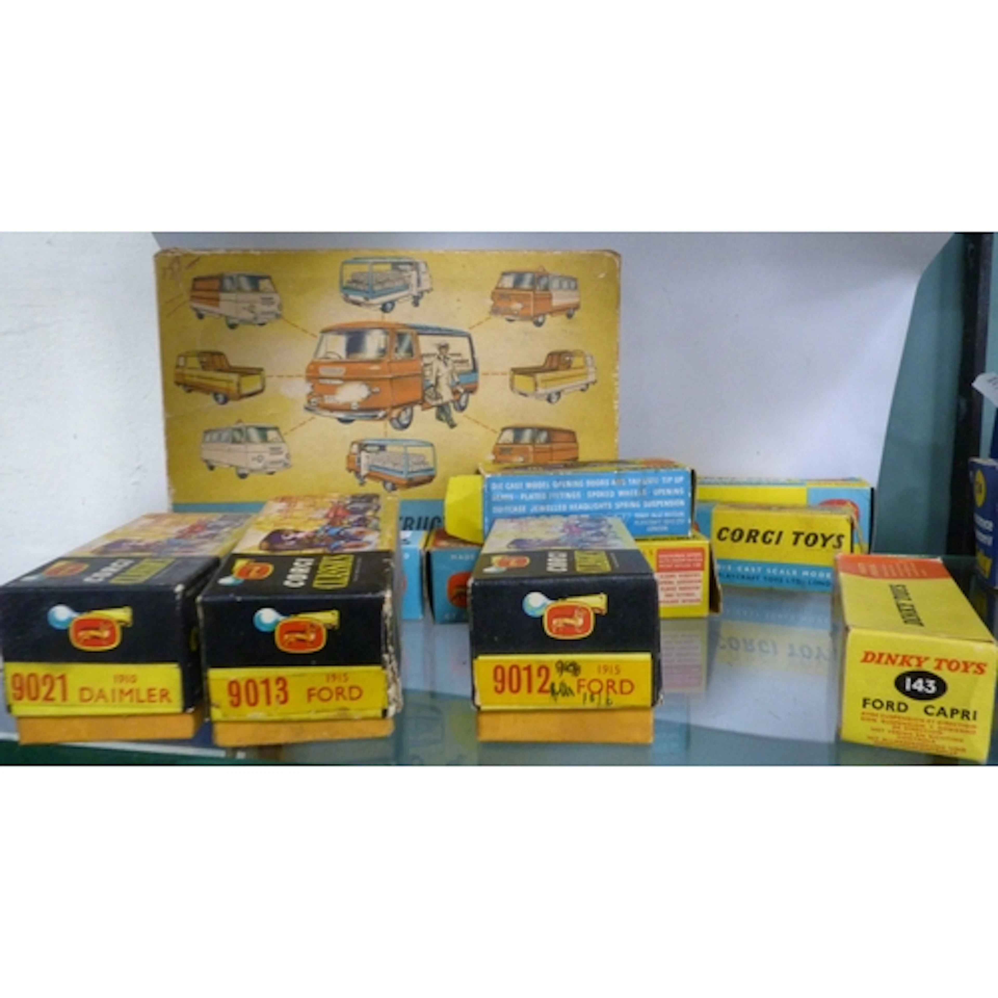 Group of boxed Corgi model die-cast toy cars to include Prot...