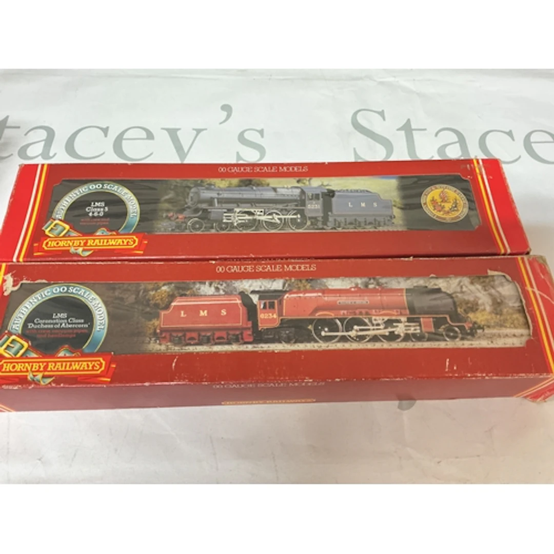 2 X Boxed Hornby 00 Gauge Locomotives.ALMS Coronation Class ...
