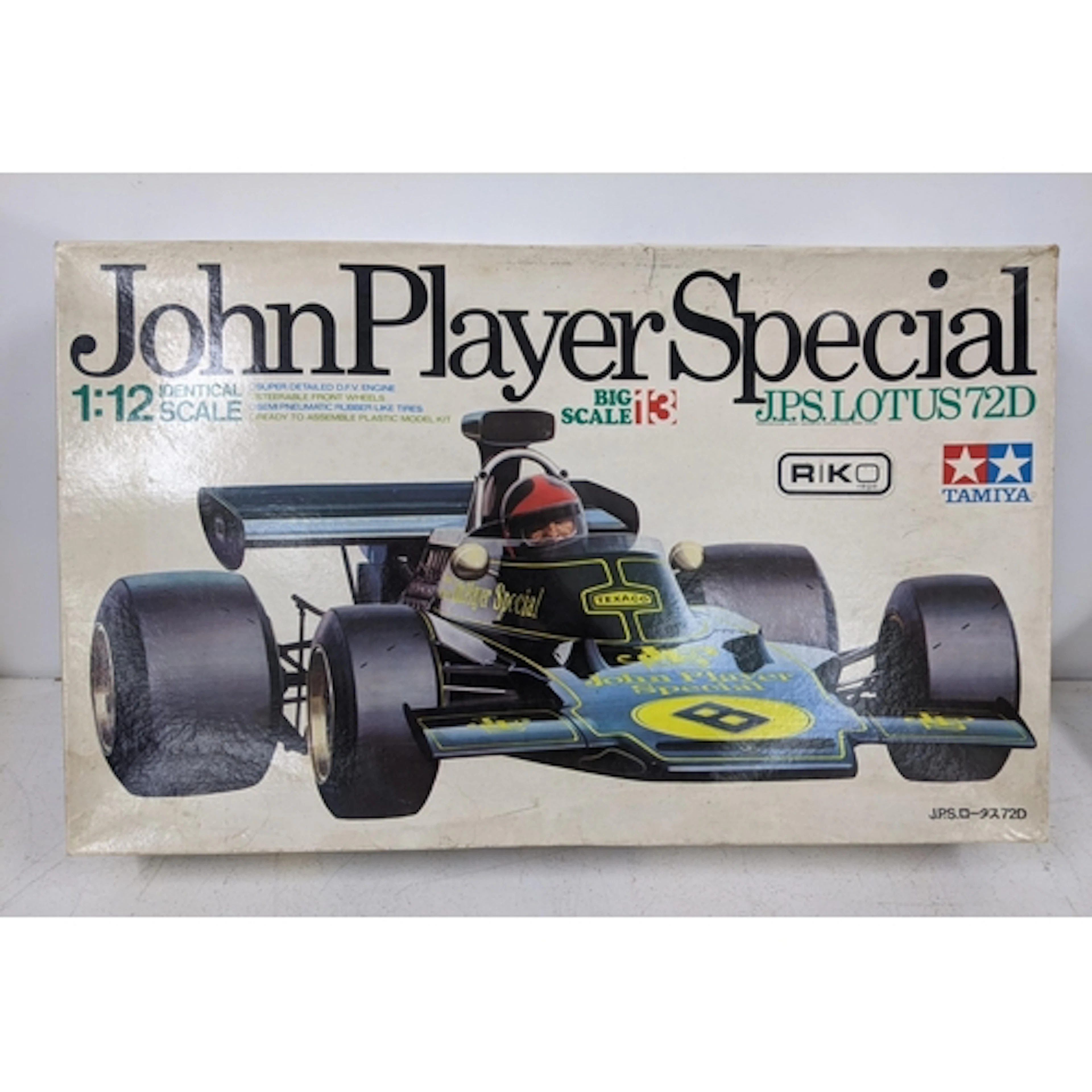 A John Player Special J.P.S. Lotus 72D Tamiya 1/12 scale Big...
