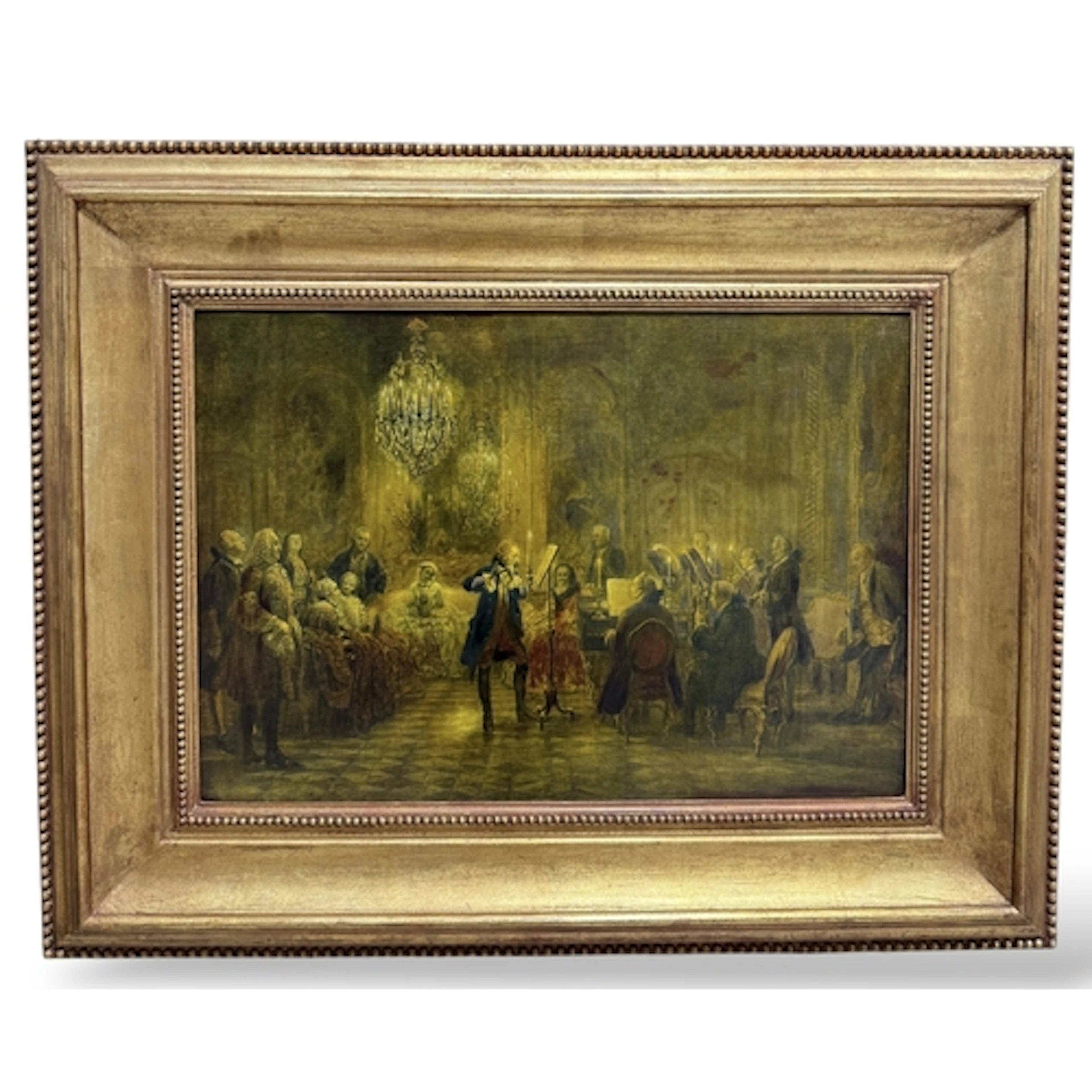 AFTER ADOLPH MENZEL (GERMAN, 1815-1905): AN OIL PAINTING ON ...
