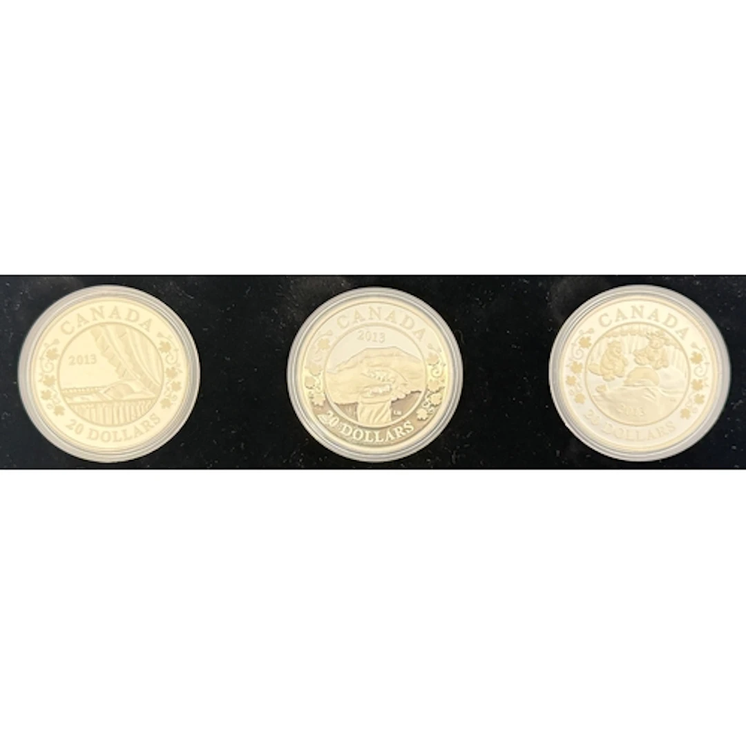 Canada 2013 Birth of the Royal Infant three-coin fine silver...