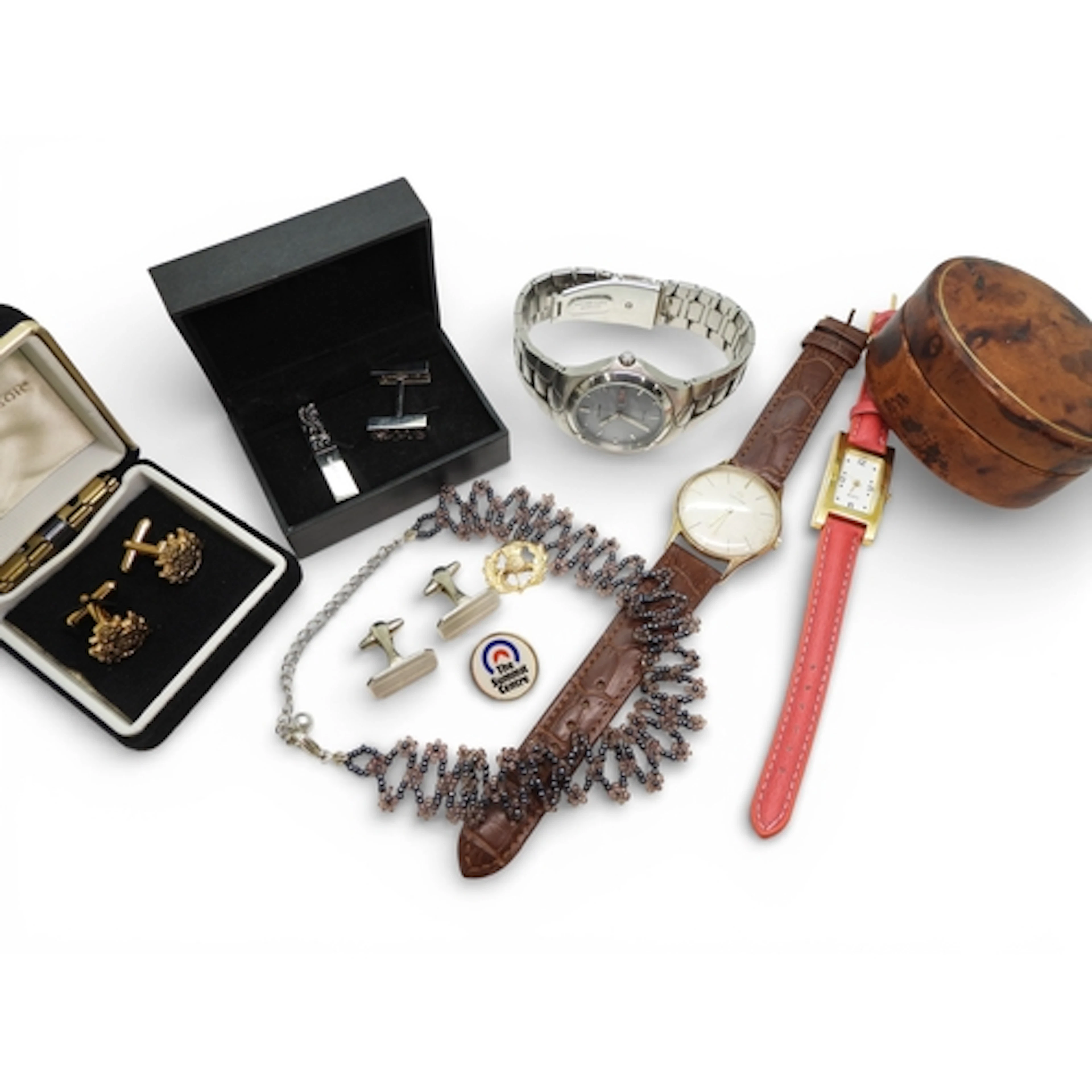 A 9ct gold cased gents Certina watch , hallmarked London 196...