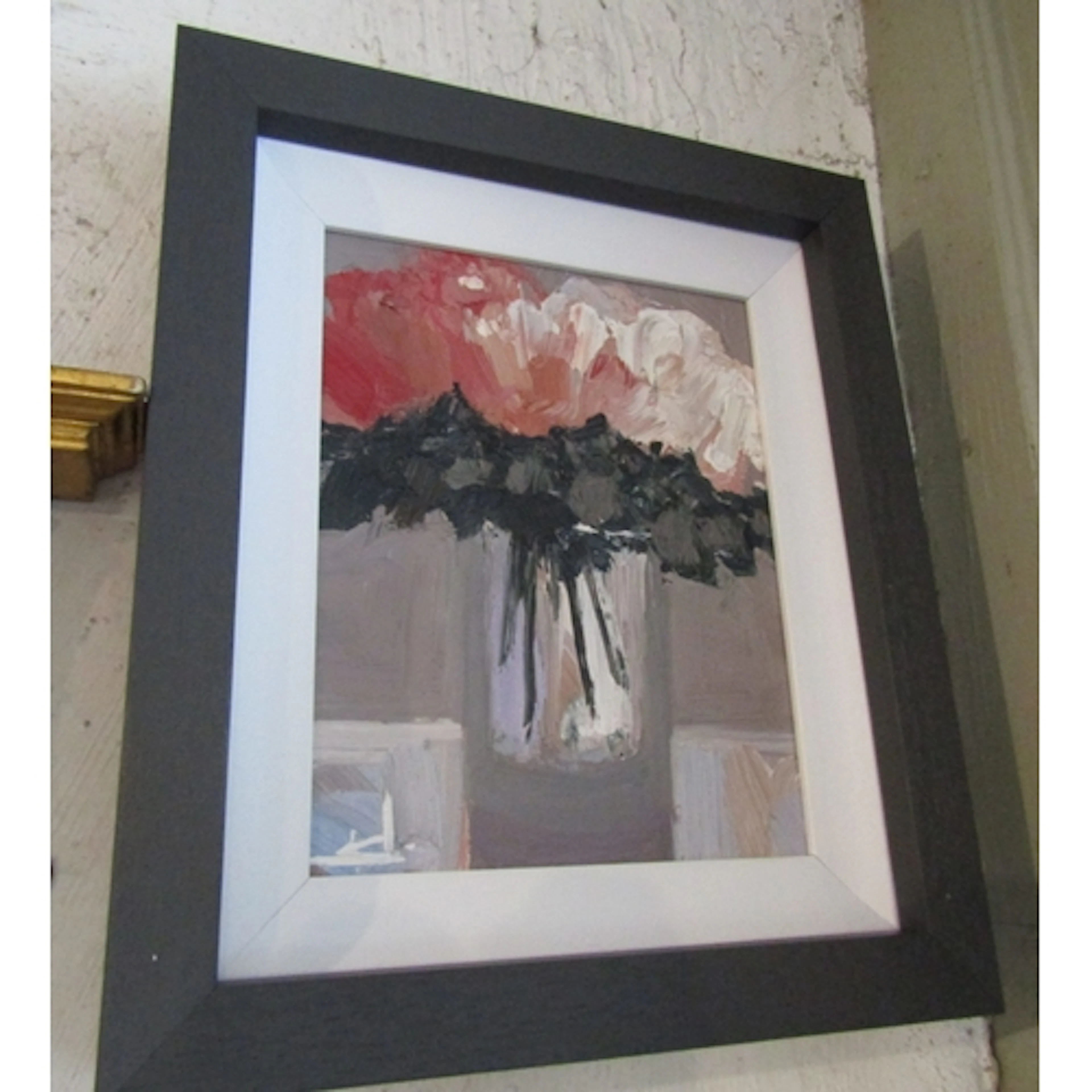Vivak Madelia Still Life Summer Blossoms Oil on Board Approx...