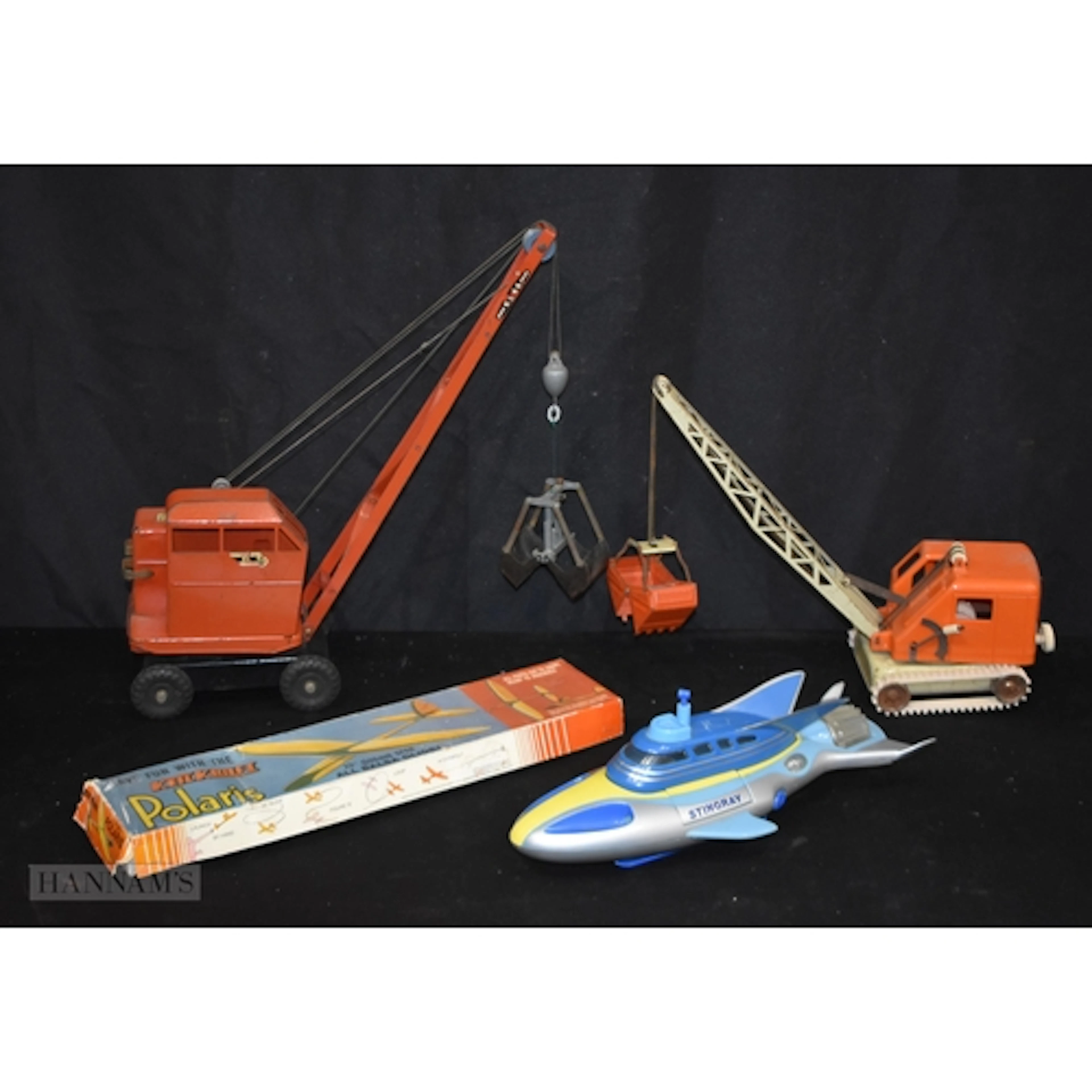A Stingray model by matchbox together with a Triang model cr...