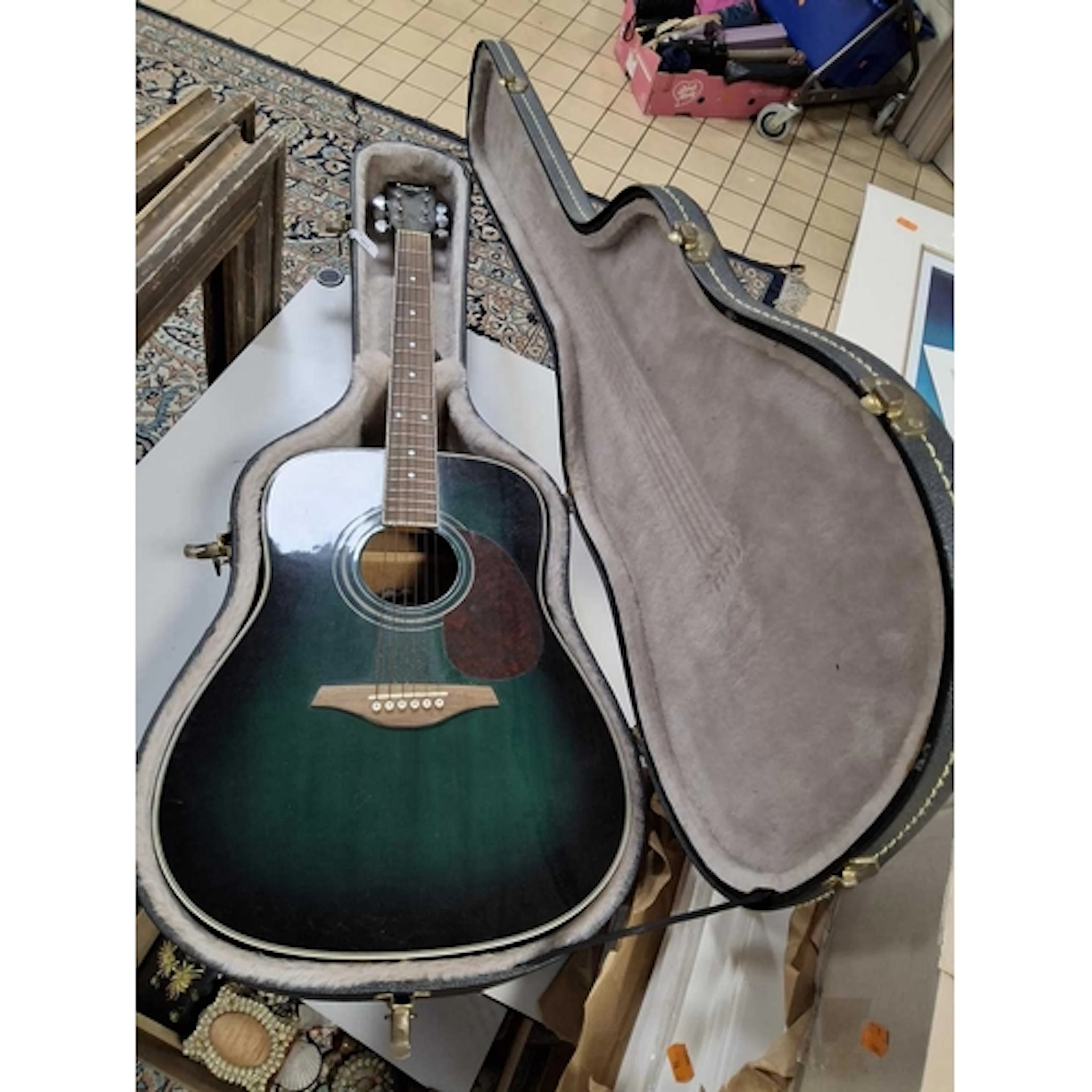 JOHN HORNBY SKEWES & CO VINTAGE DREADNOUGHT ACOUSTIC GUI...