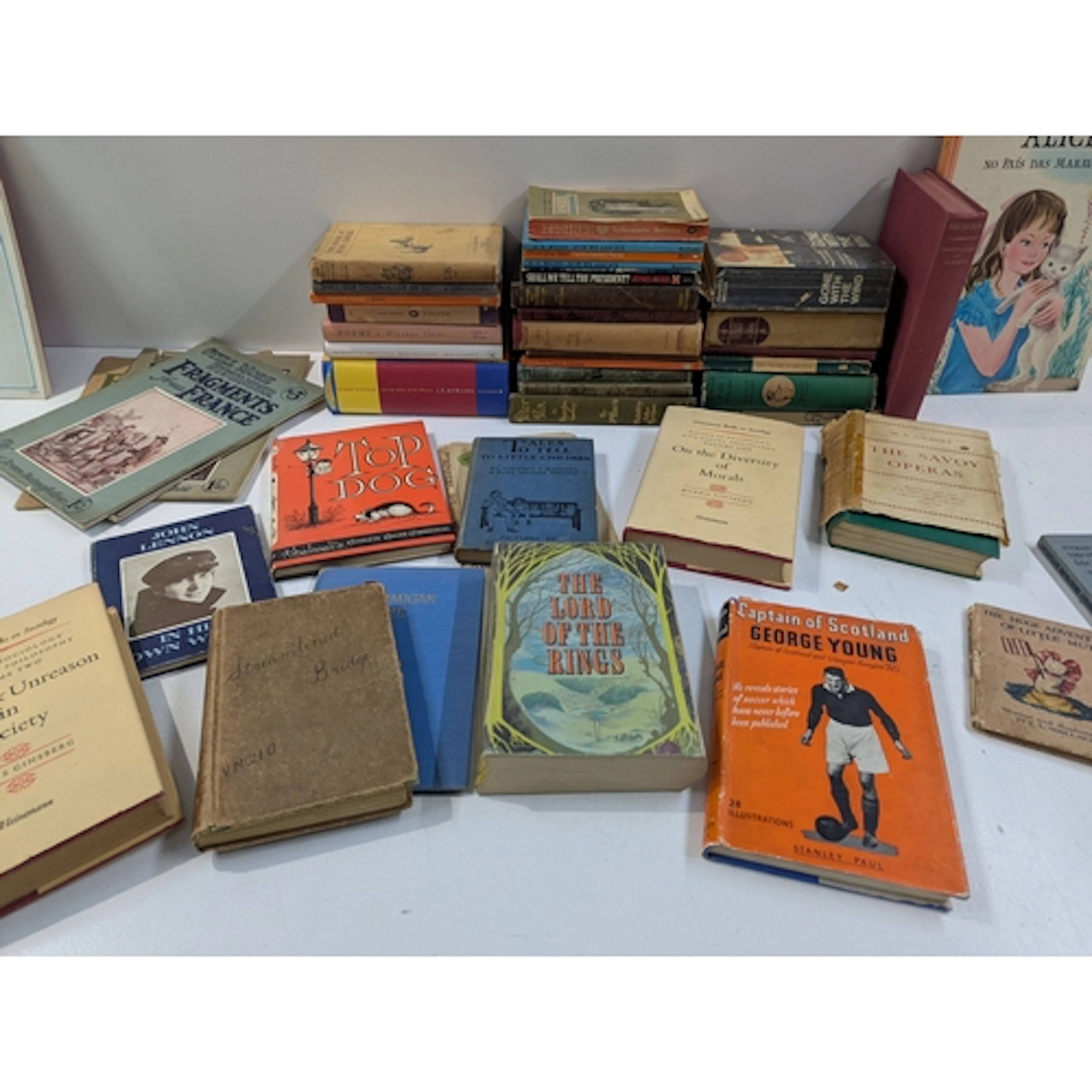 Books to include Lord of the Rings by JRR Tolkien pub. by Ge...