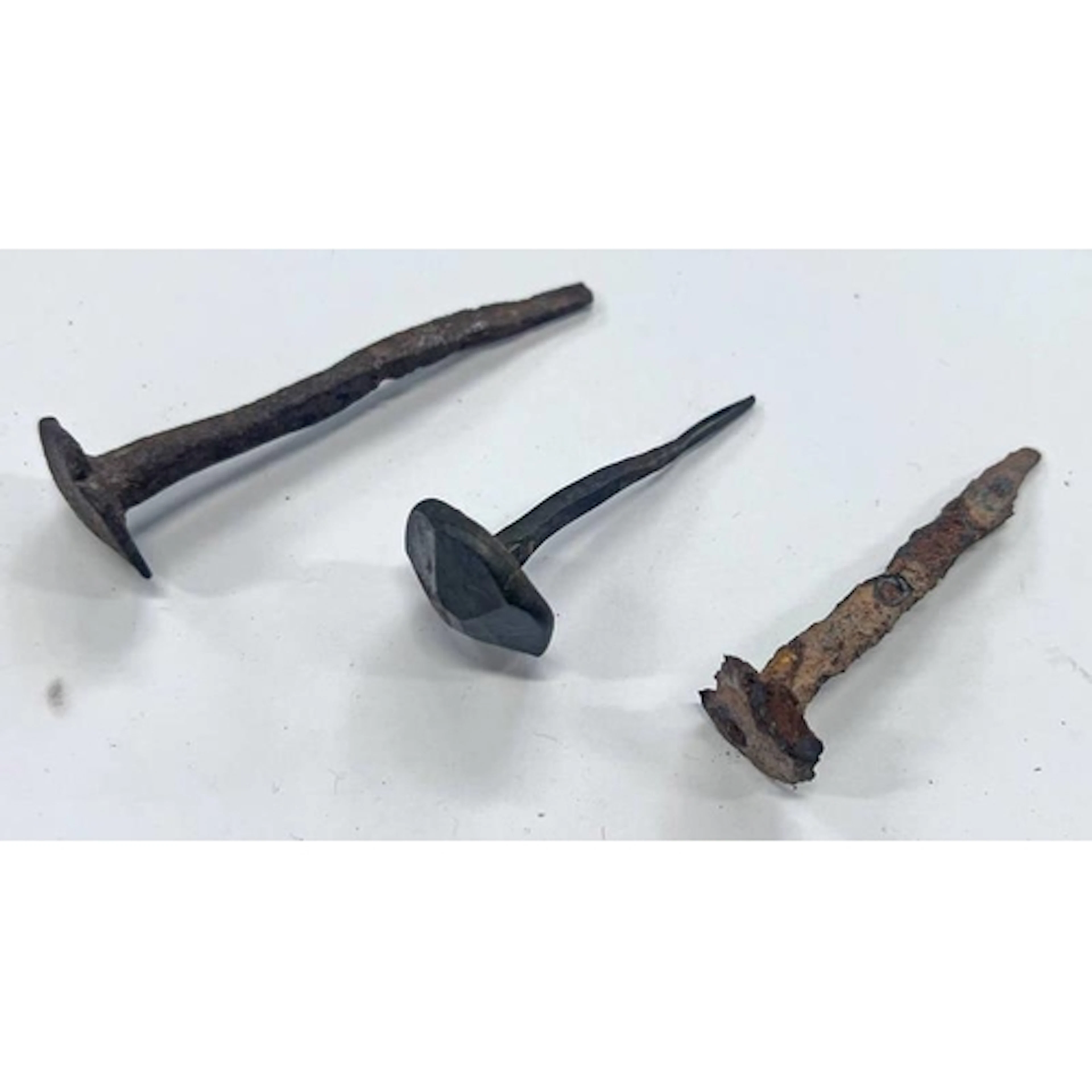 TUDOR PERIOD NORWEGIAN LONG SHIP NAIL, VICTORIAN PERIOD HAMM...