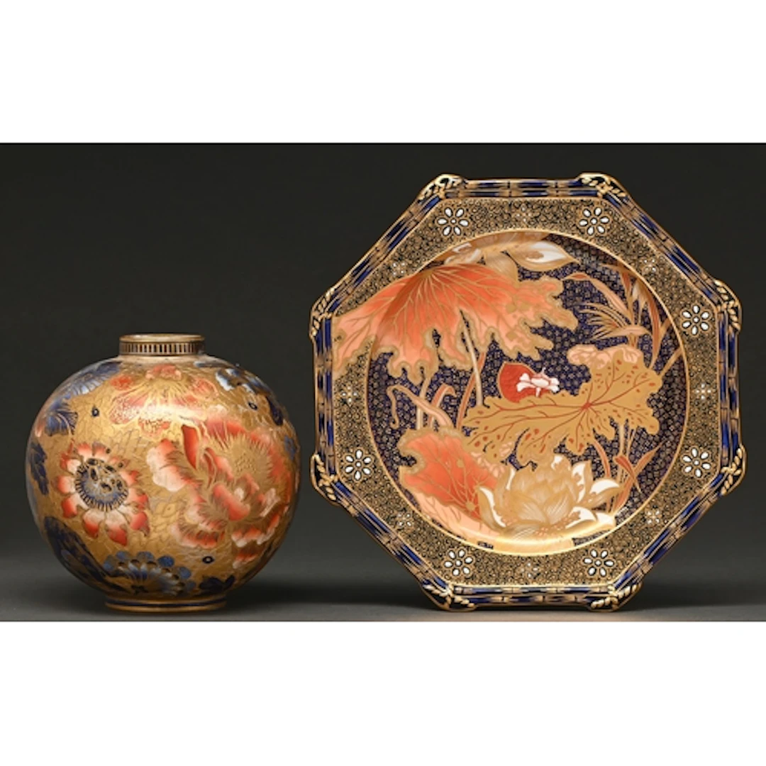 A Derby Crown Porcelain Company ovoid vase, c1885, in the Ae...