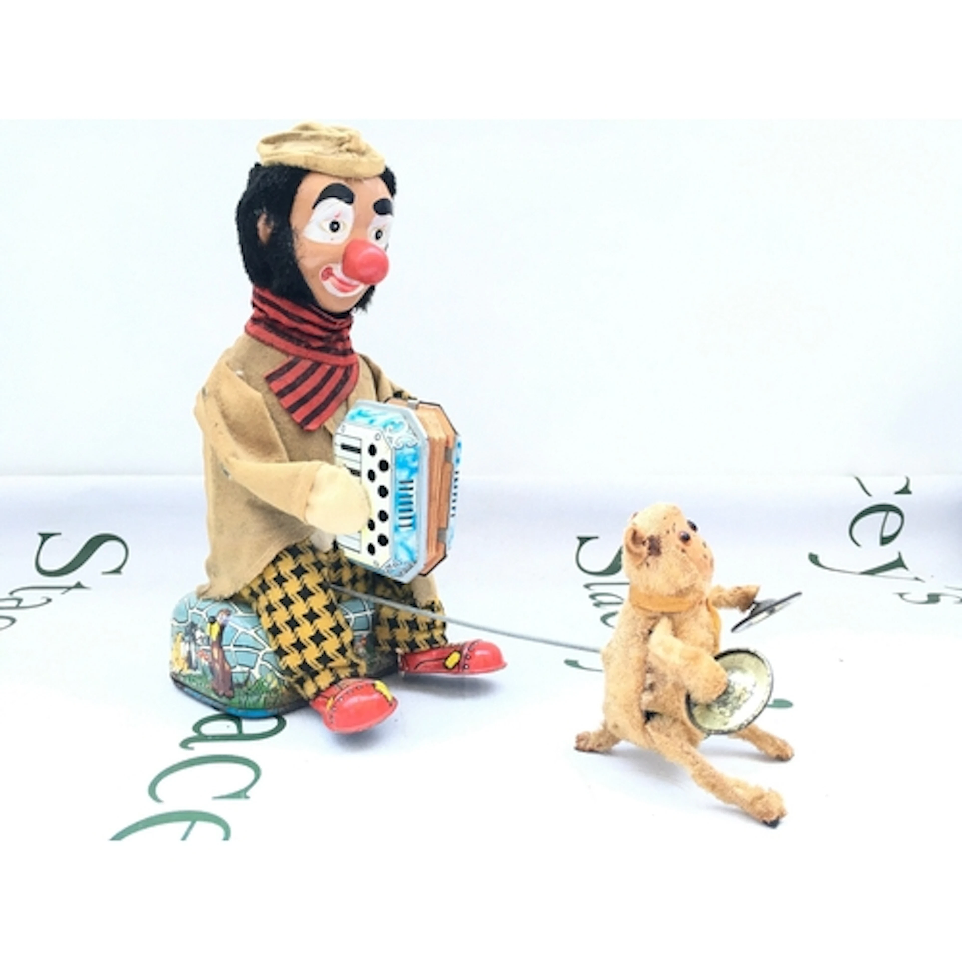 A Vintage Alps (Japan) Tinplate Battery Operated Accordion-P...