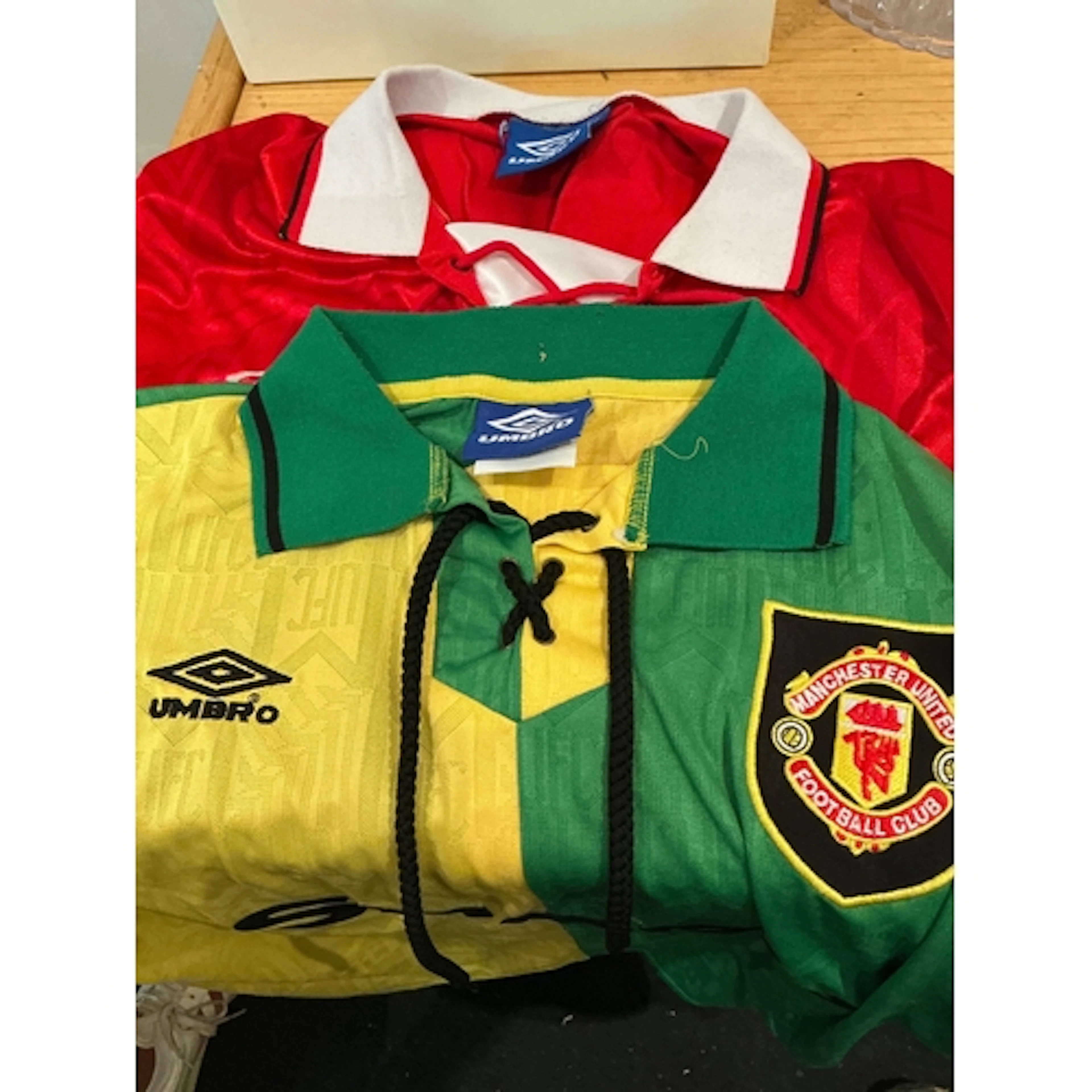 Manchester United 1992 - 1994 Original Football Shirts: Orig...