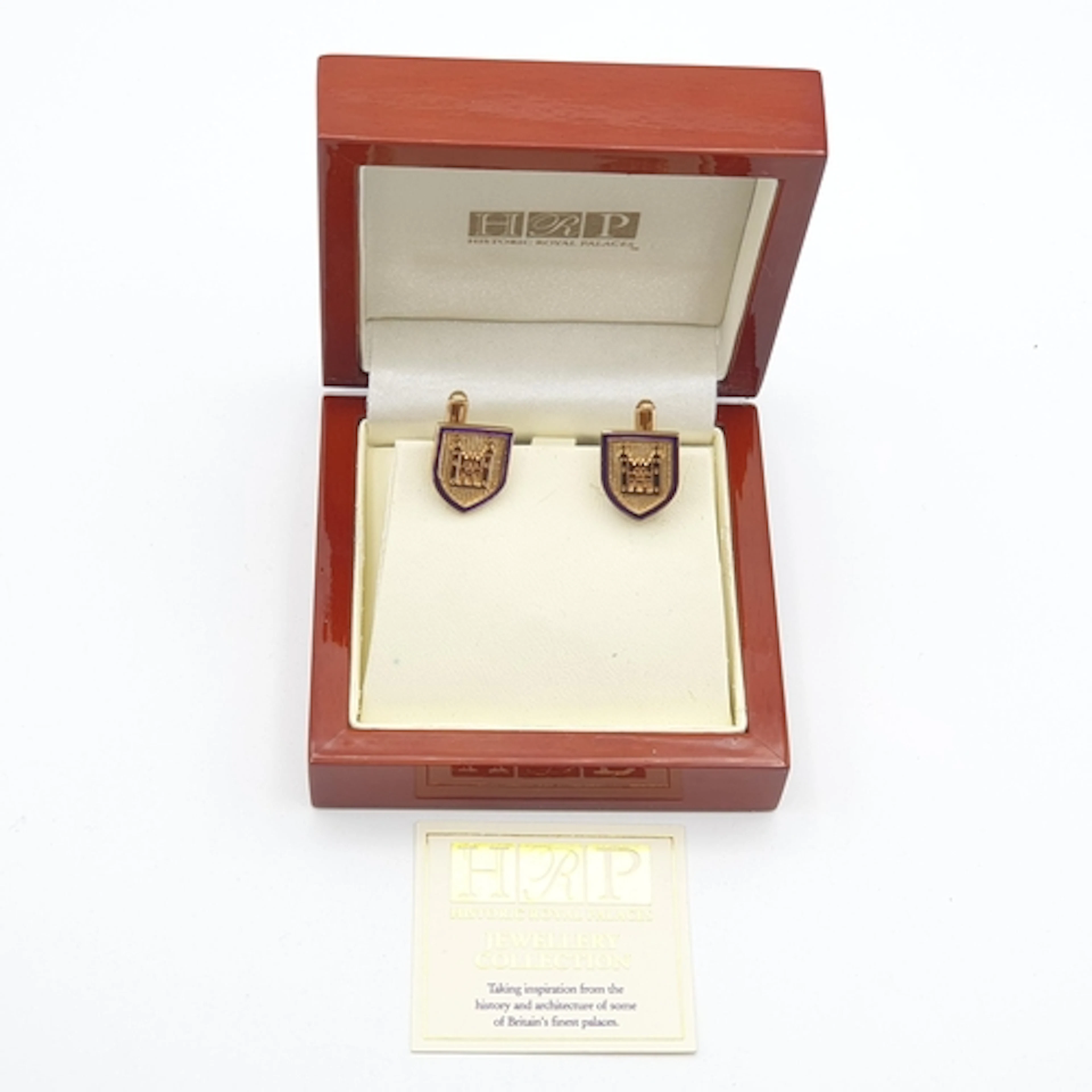 A pair of 9ct gold Cufflinks from Historic Royal Palace Jewe...